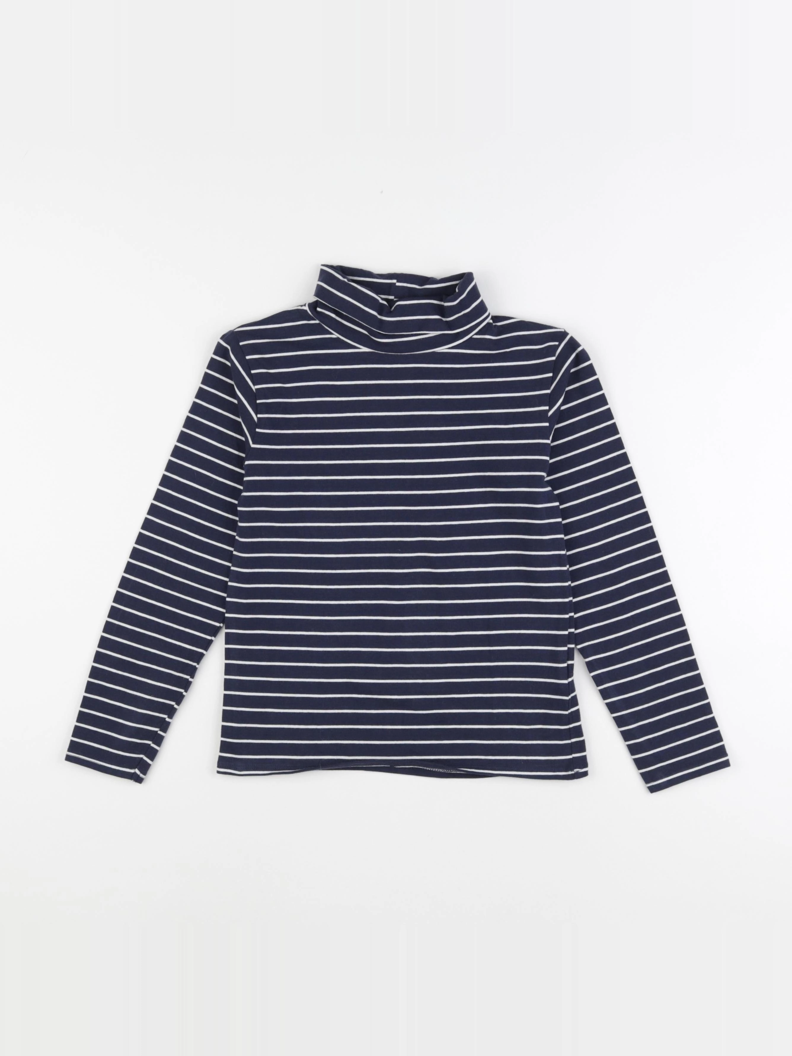 Vertbaudet - sous-pull bleu - 8 ans