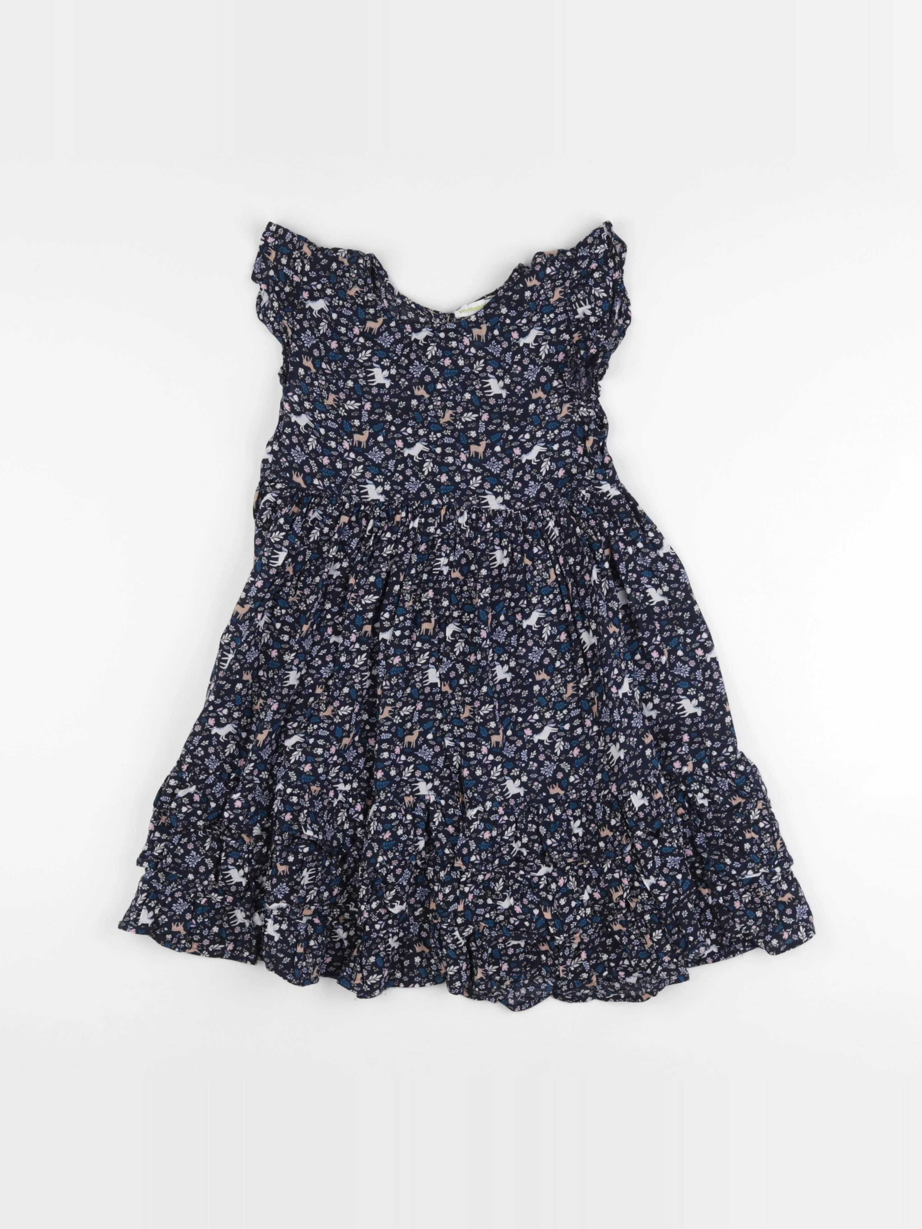 Vertbaudet - robe bleu - 8 ans