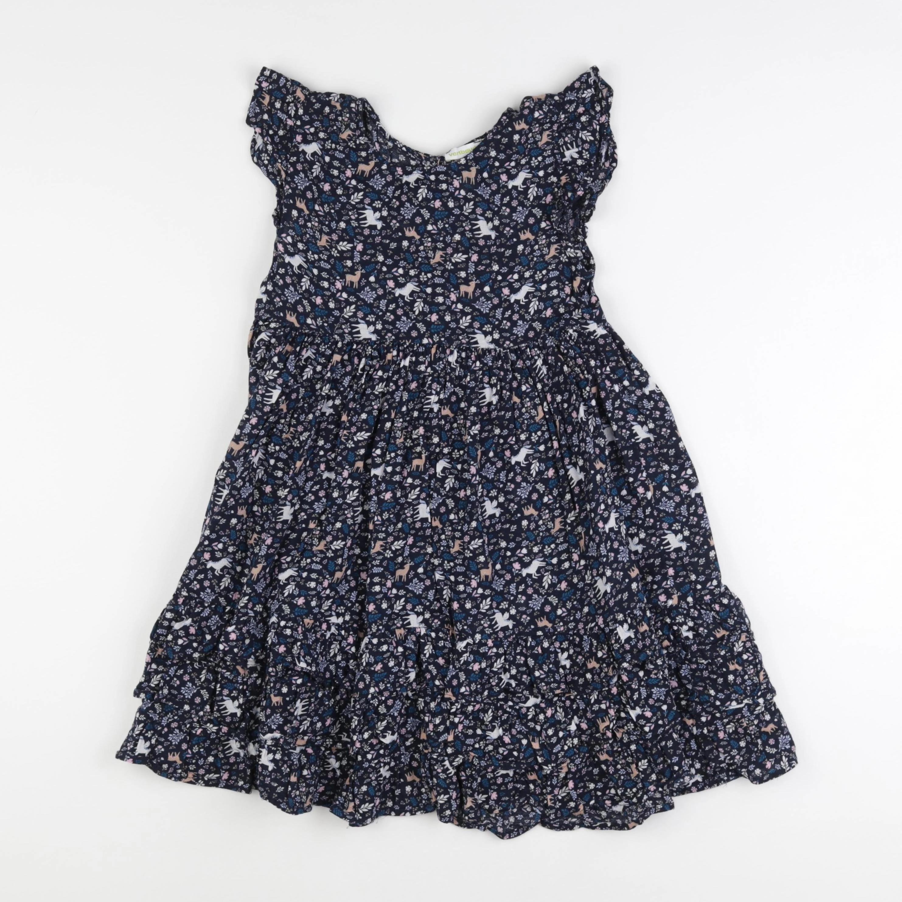 Vertbaudet - robe bleu - 8 ans