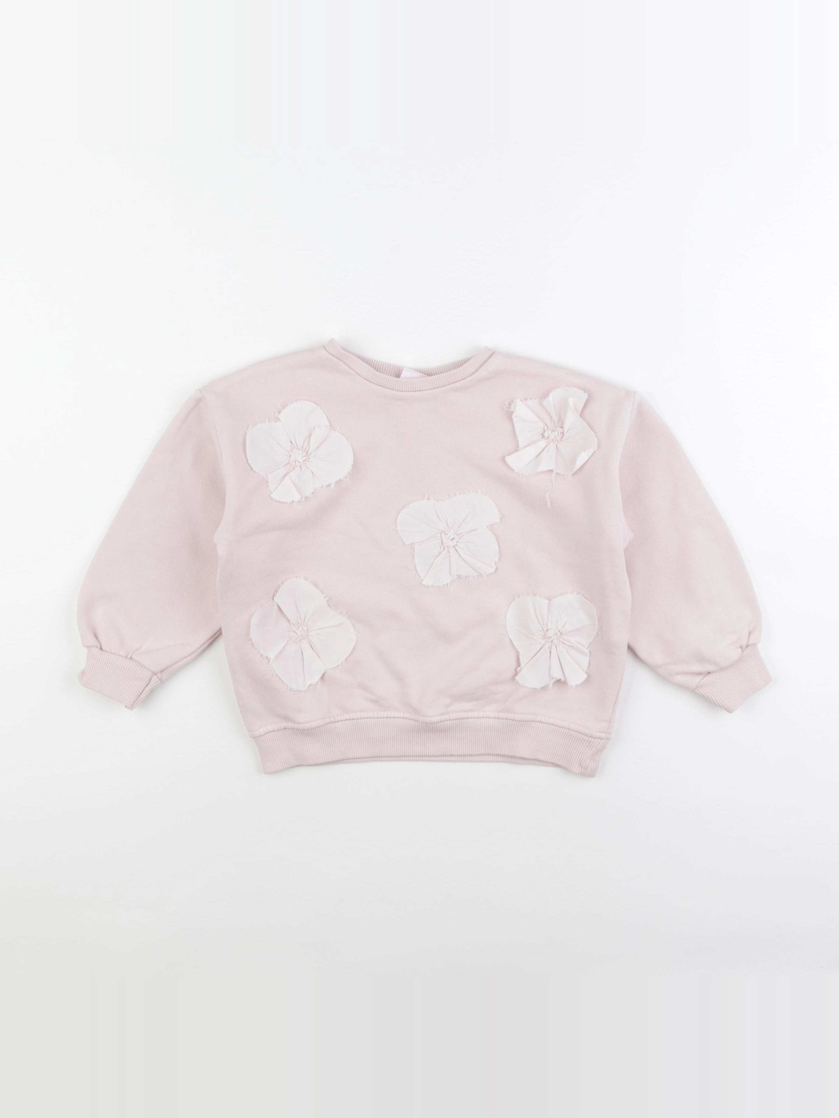 Zara - sweat rose - 4/5 ans