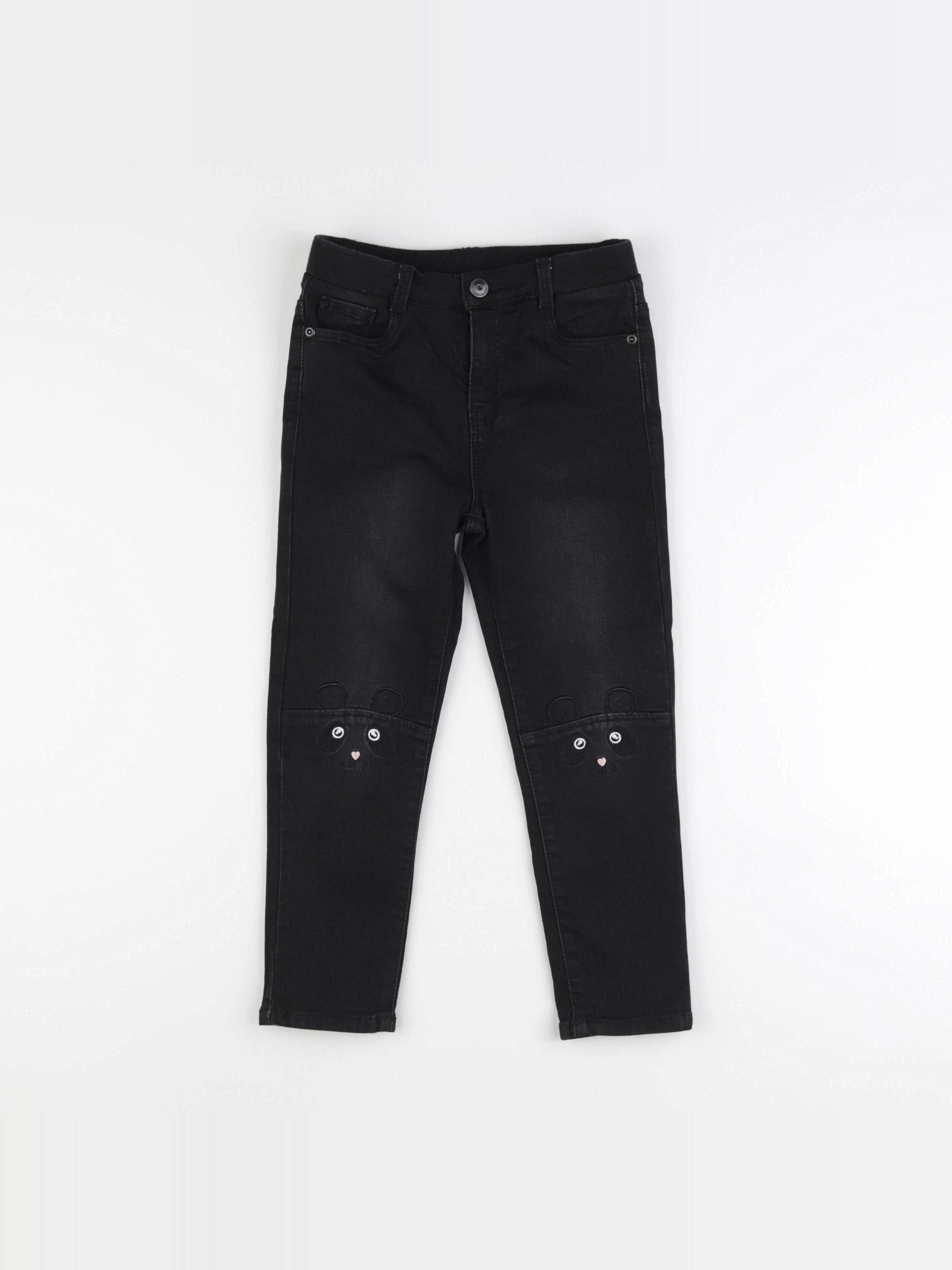 Vertbaudet - pantalon noir - 7 ans