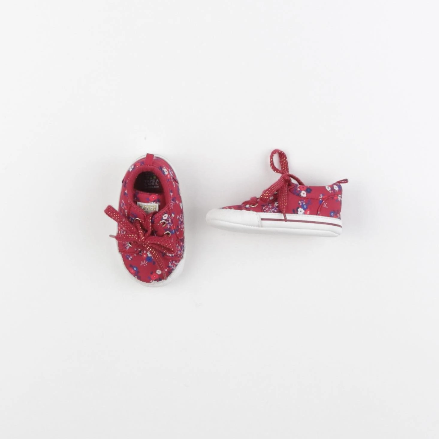 Tape à l'oeil - chaussons rouge - pointure 17/18