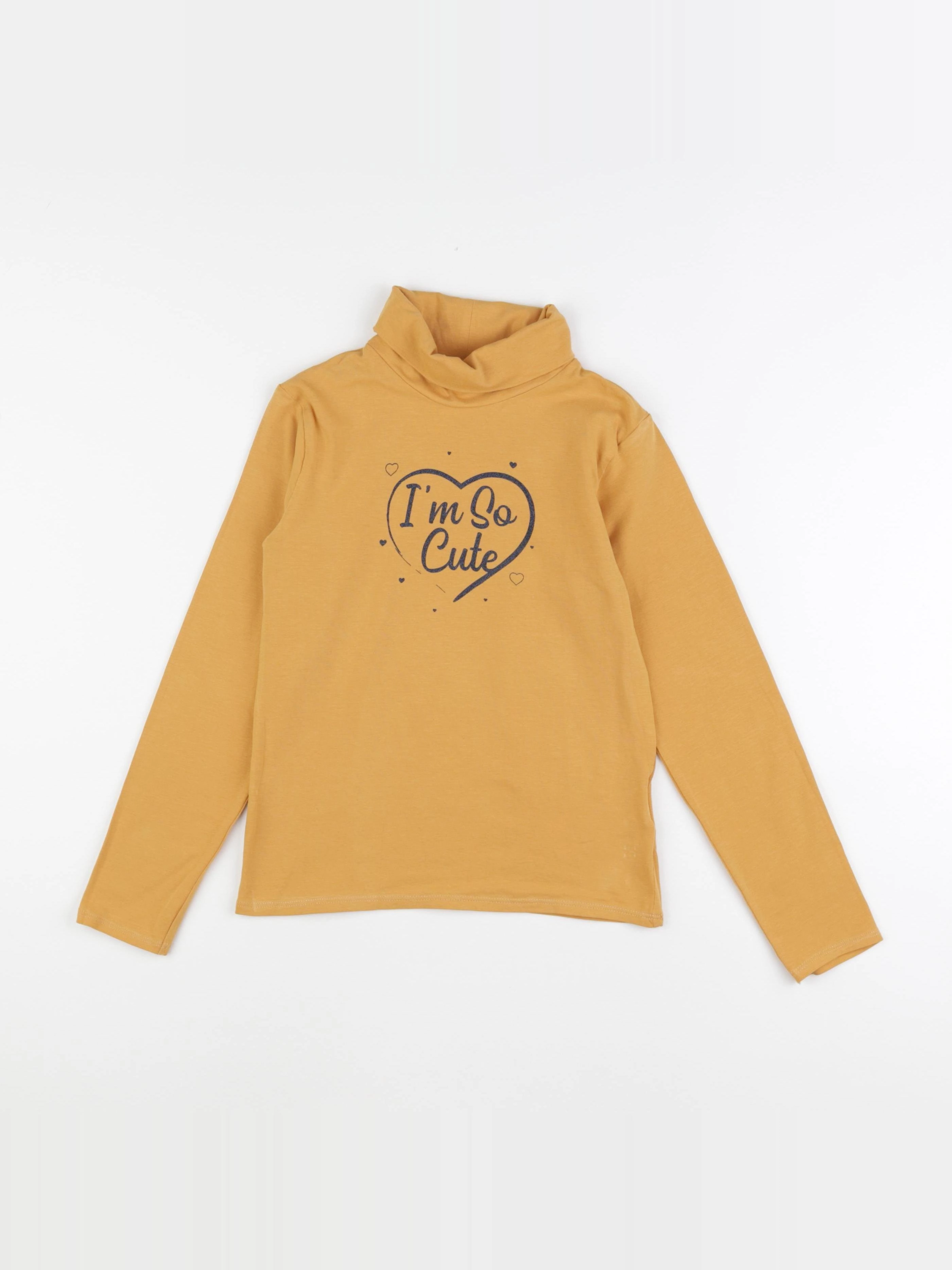 Vertbaudet - sous-pull jaune - 8 ans