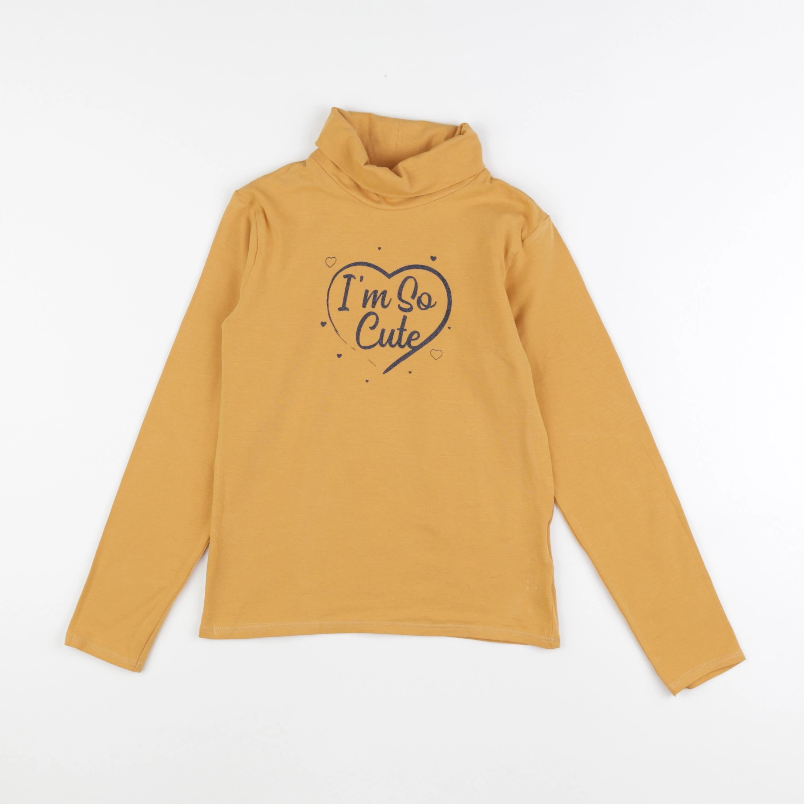 Vertbaudet - sous-pull jaune - 8 ans