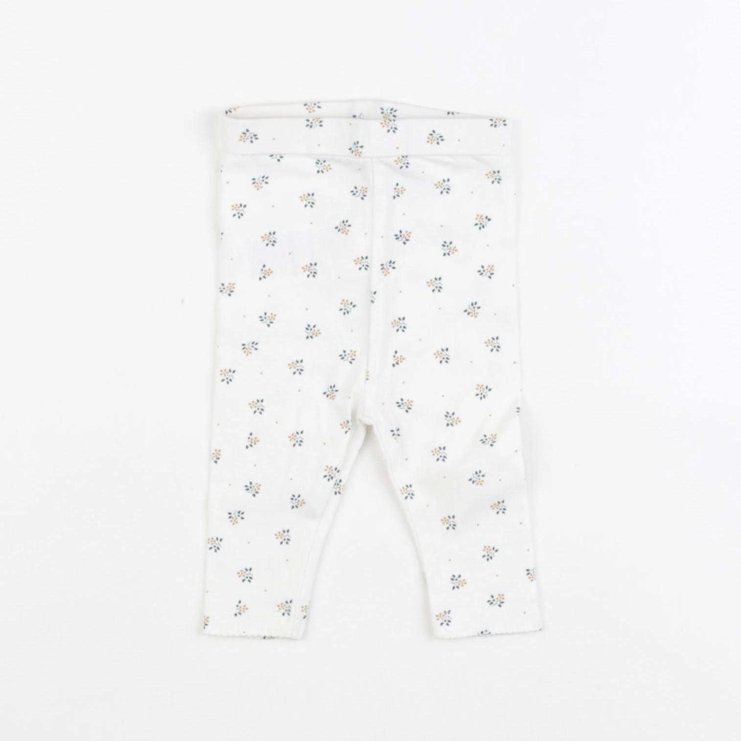 Vertbaudet - legging blanc - 3 mois