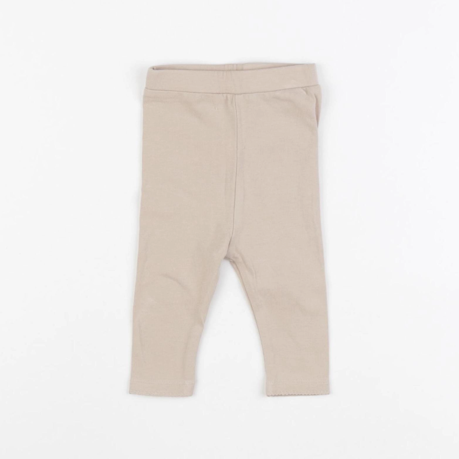 Vertbaudet - legging beige - 3 mois