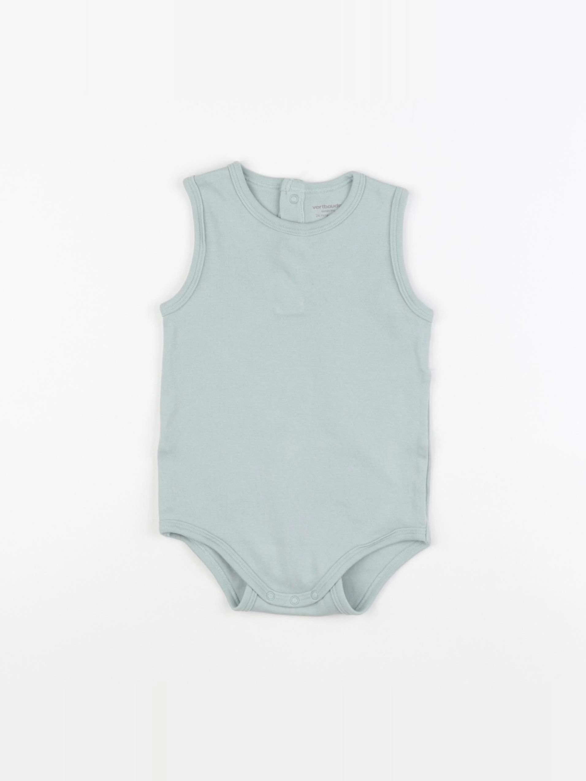 Vertbaudet - body bleu - 24 mois