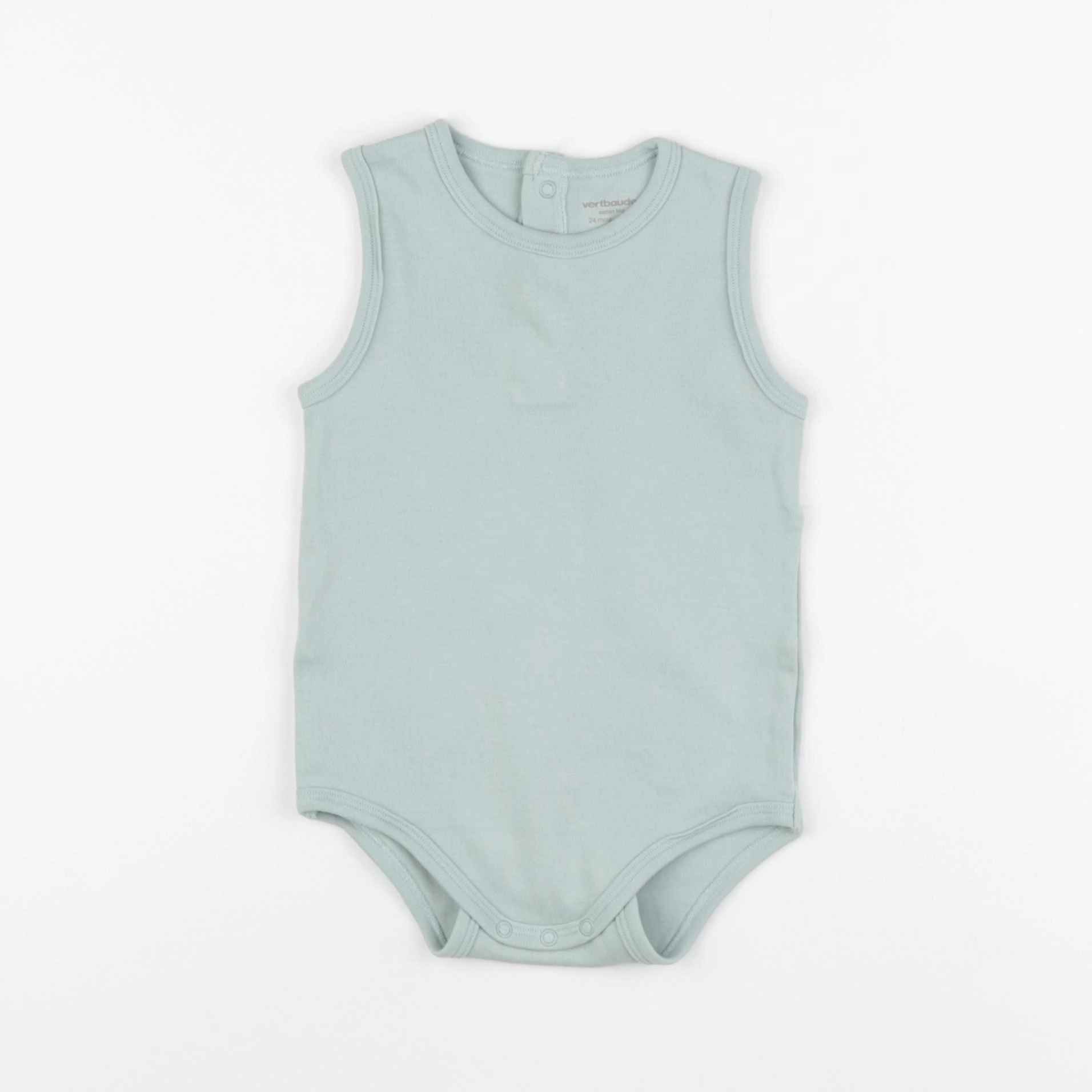 Vertbaudet - body bleu - 24 mois