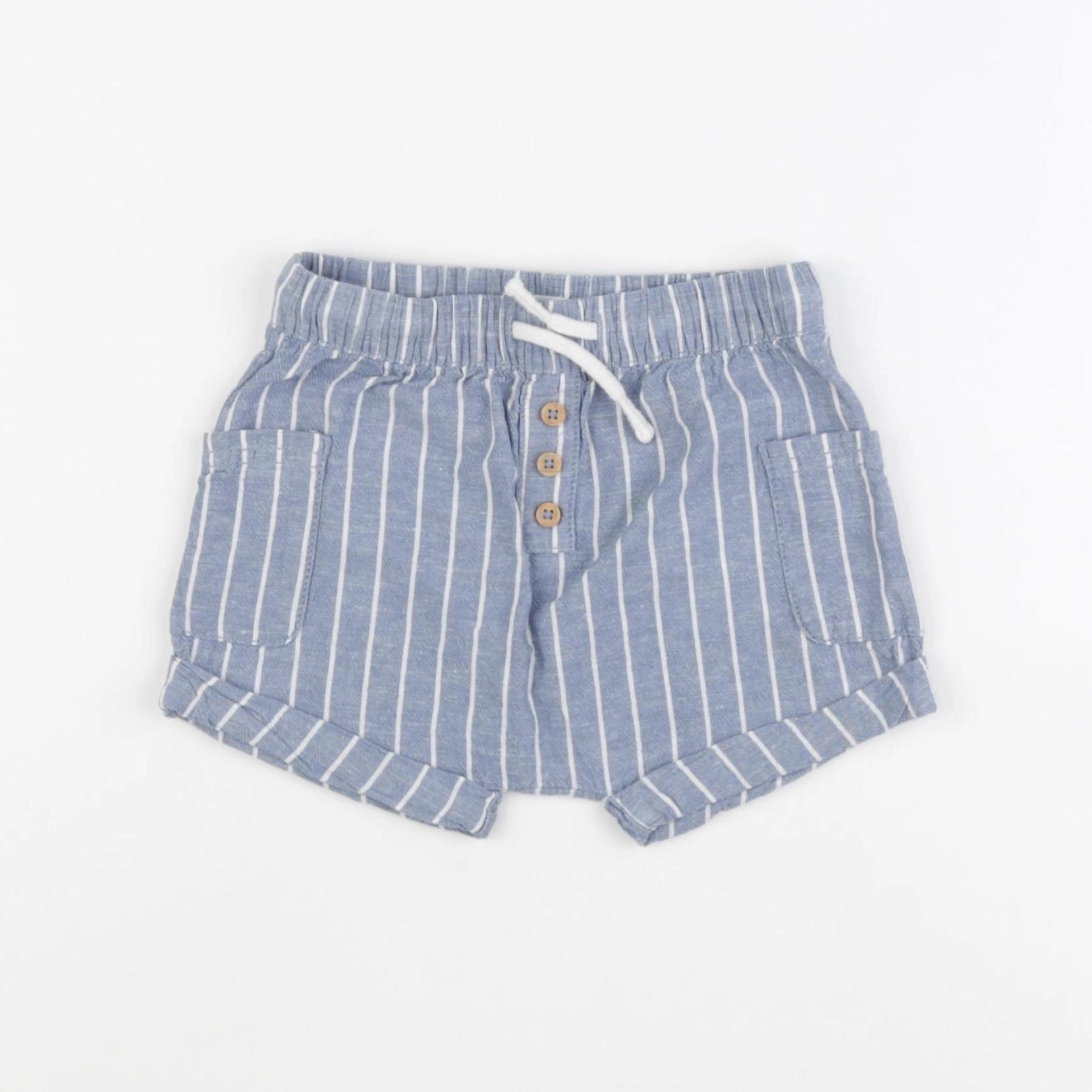Vertbaudet - short bleu - 24 mois