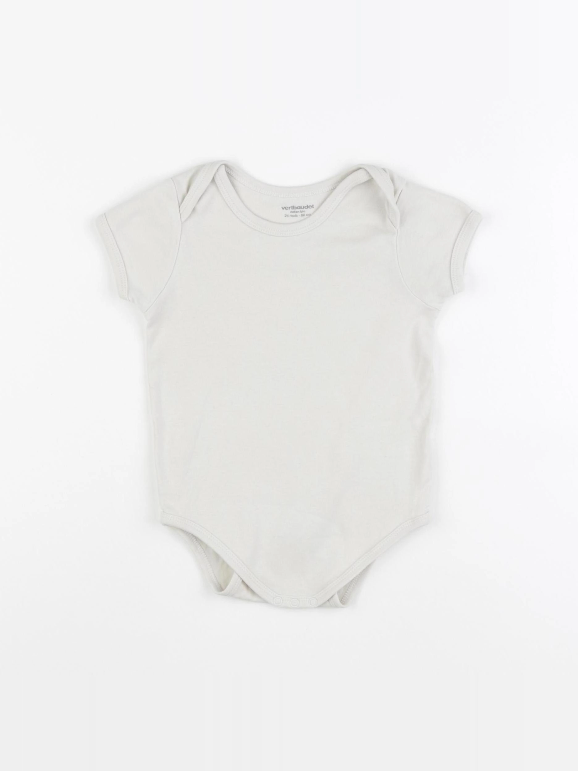Vertbaudet - body beige - 24 mois