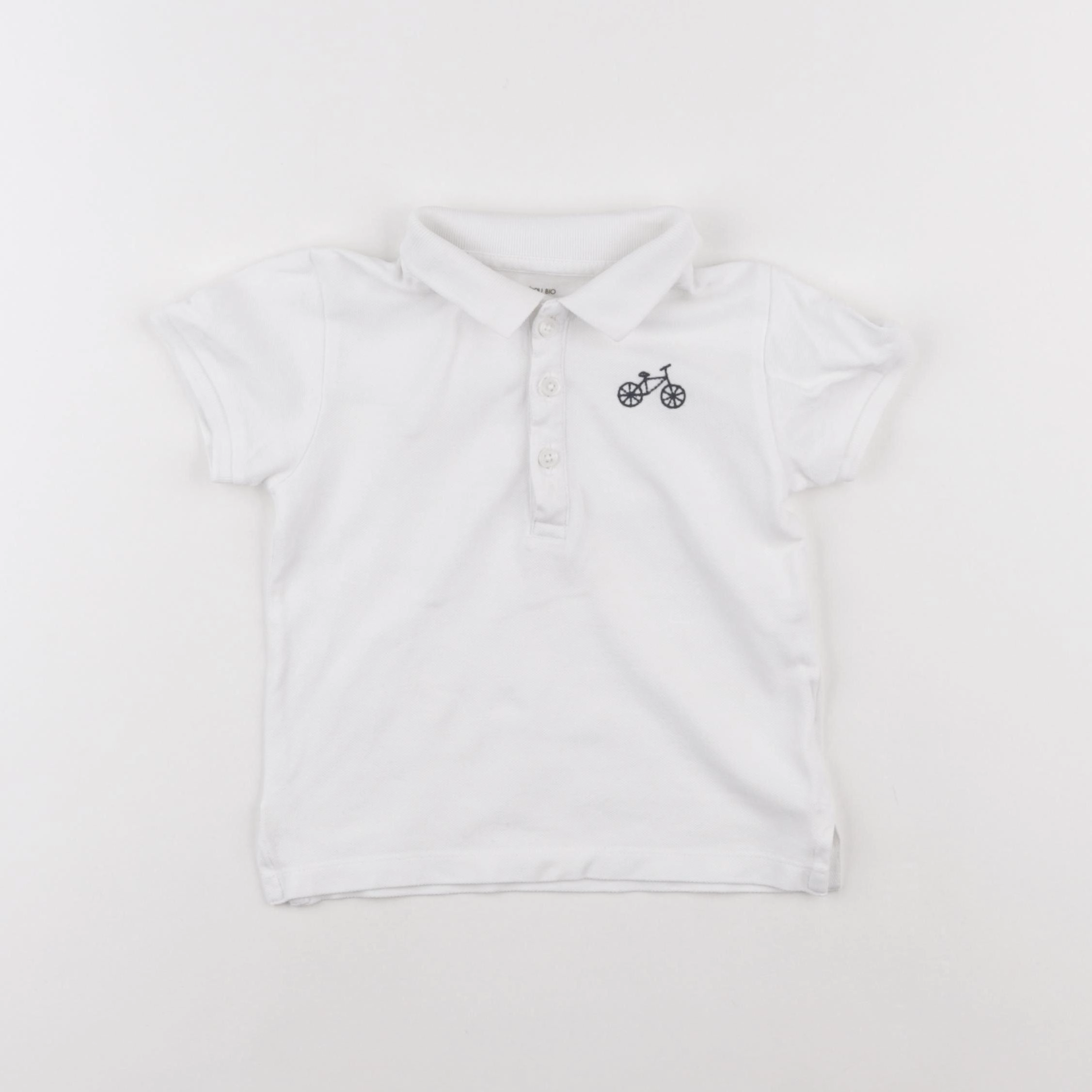Boutchou - polo blanc - 36 mois