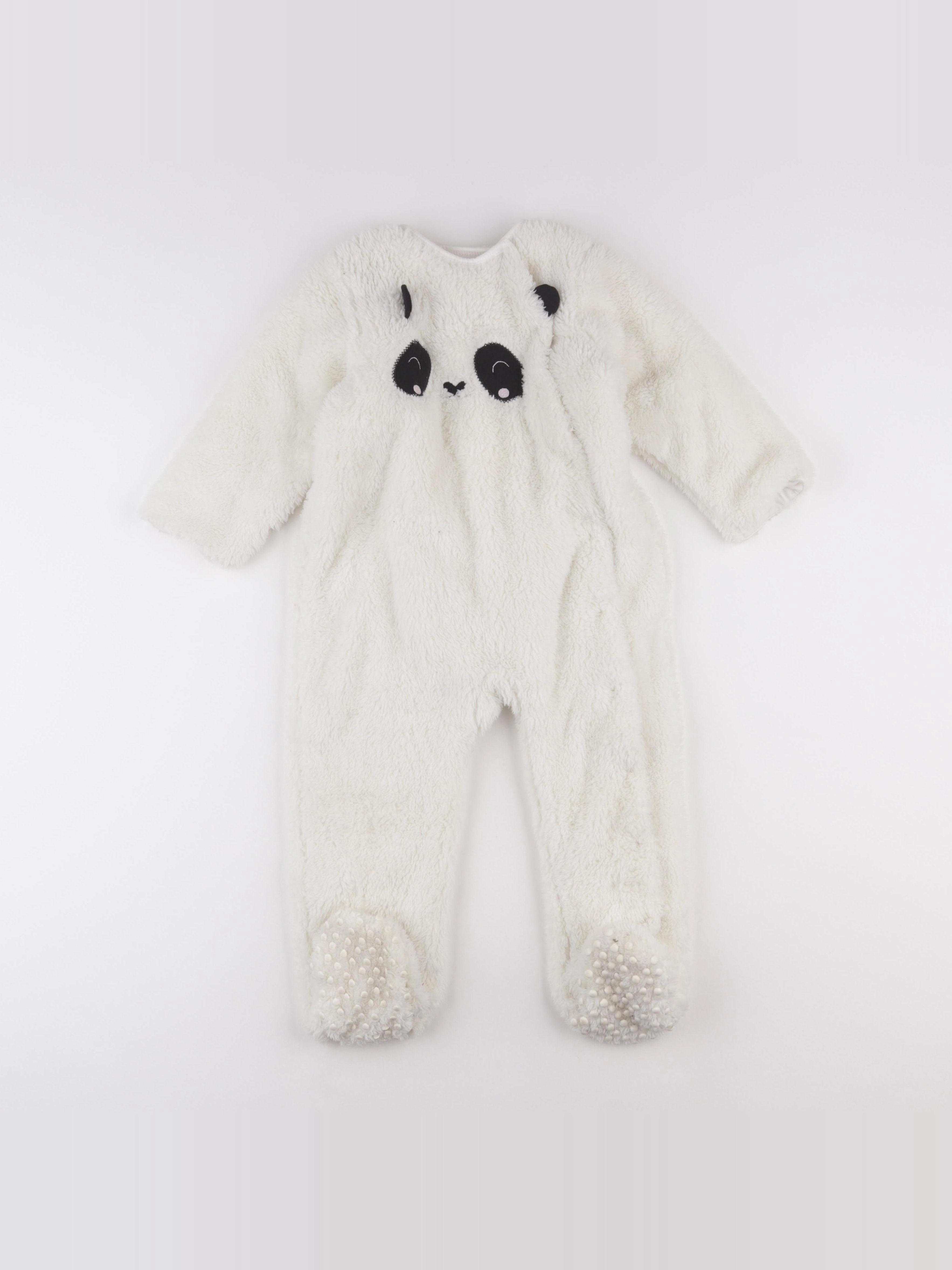 Vertbaudet - pyjama velours beige - 3 ans