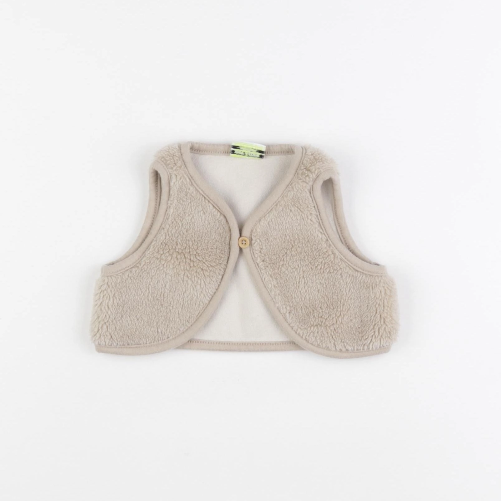 Tape à l'oeil - gilet marron - 1 mois
