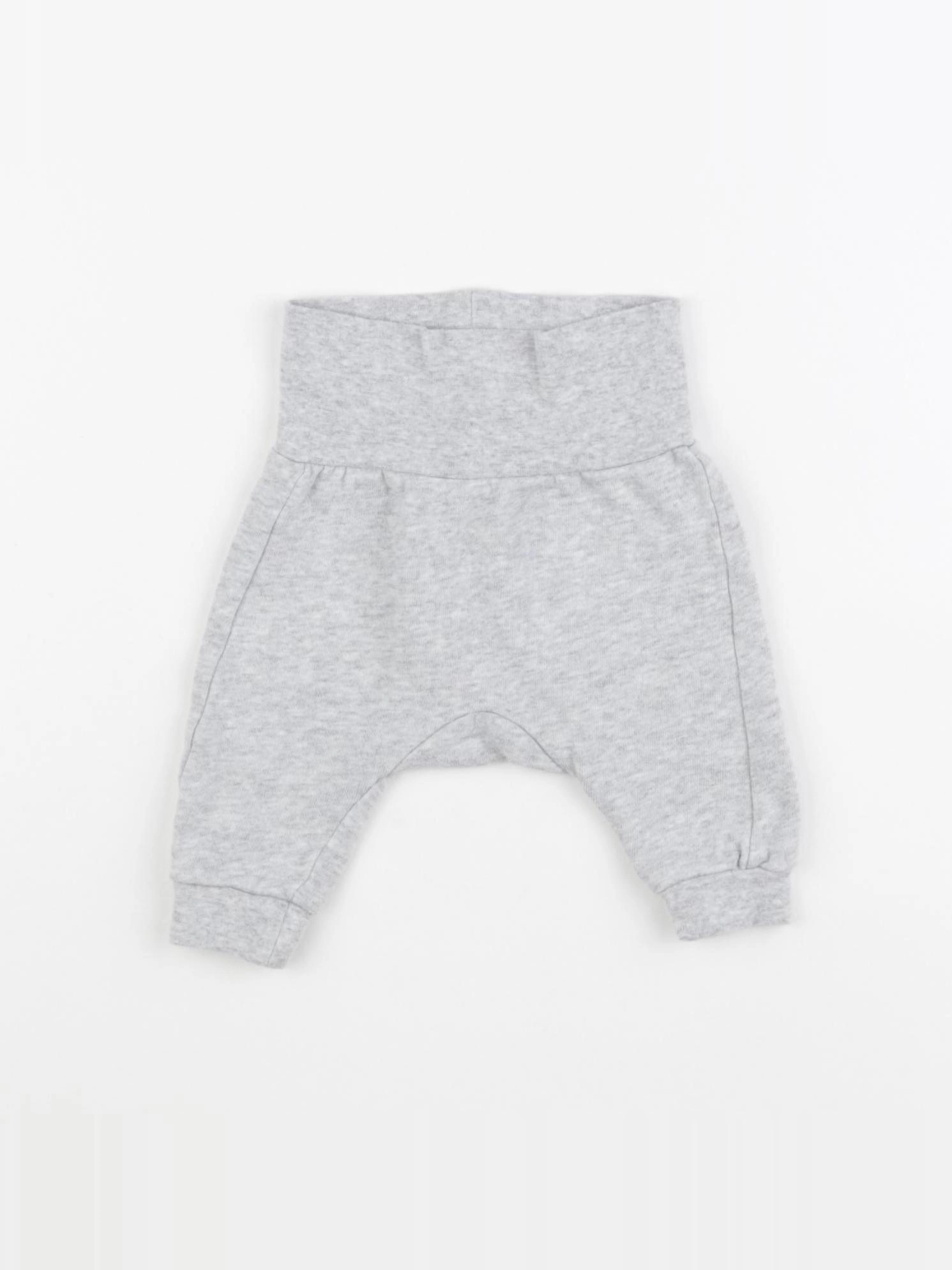 H&M - sarouel doublé gris - 1 mois