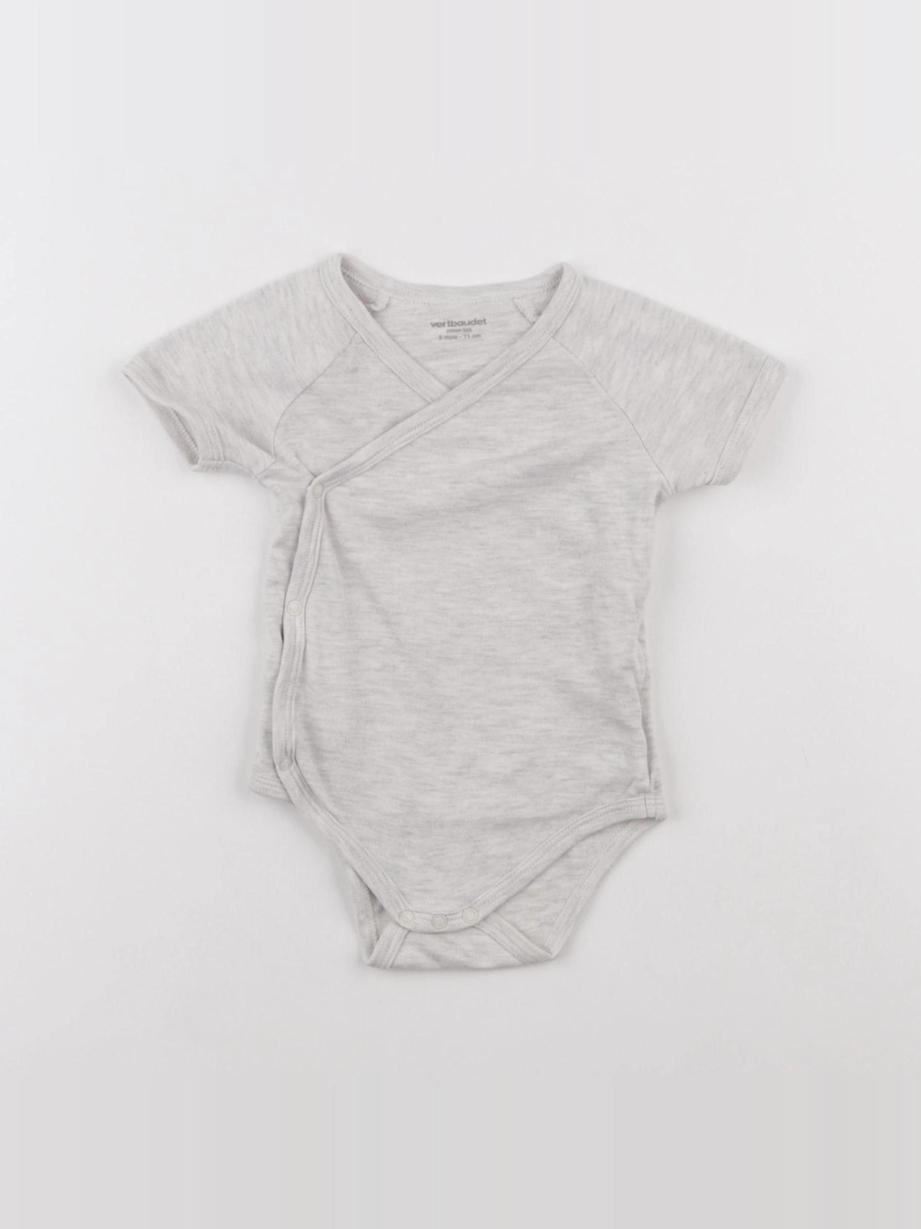 Vertbaudet - body beige - 9 mois