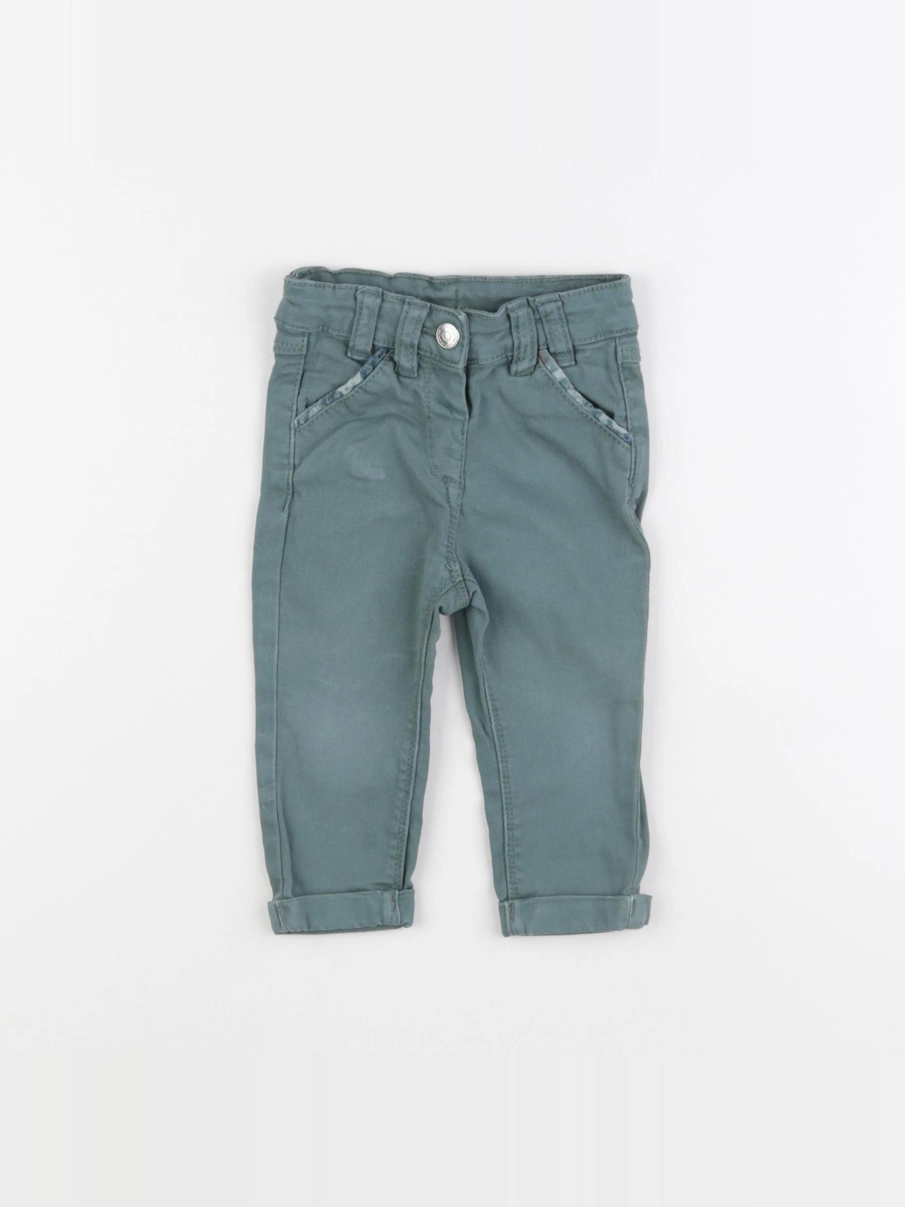 Tape à l'oeil - pantalon vert - 9 mois