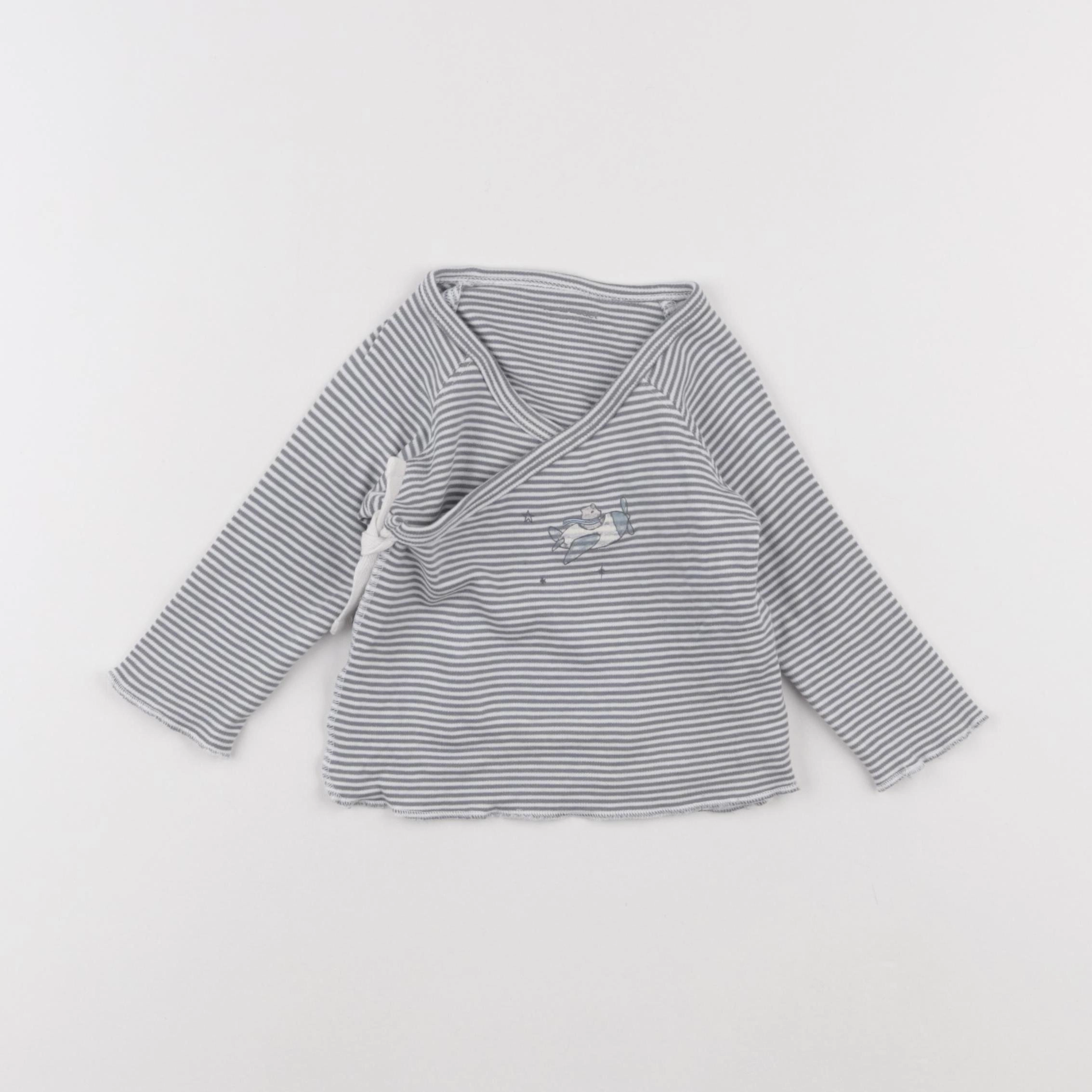 Vertbaudet - tee-shirt vert - 9/12 mois