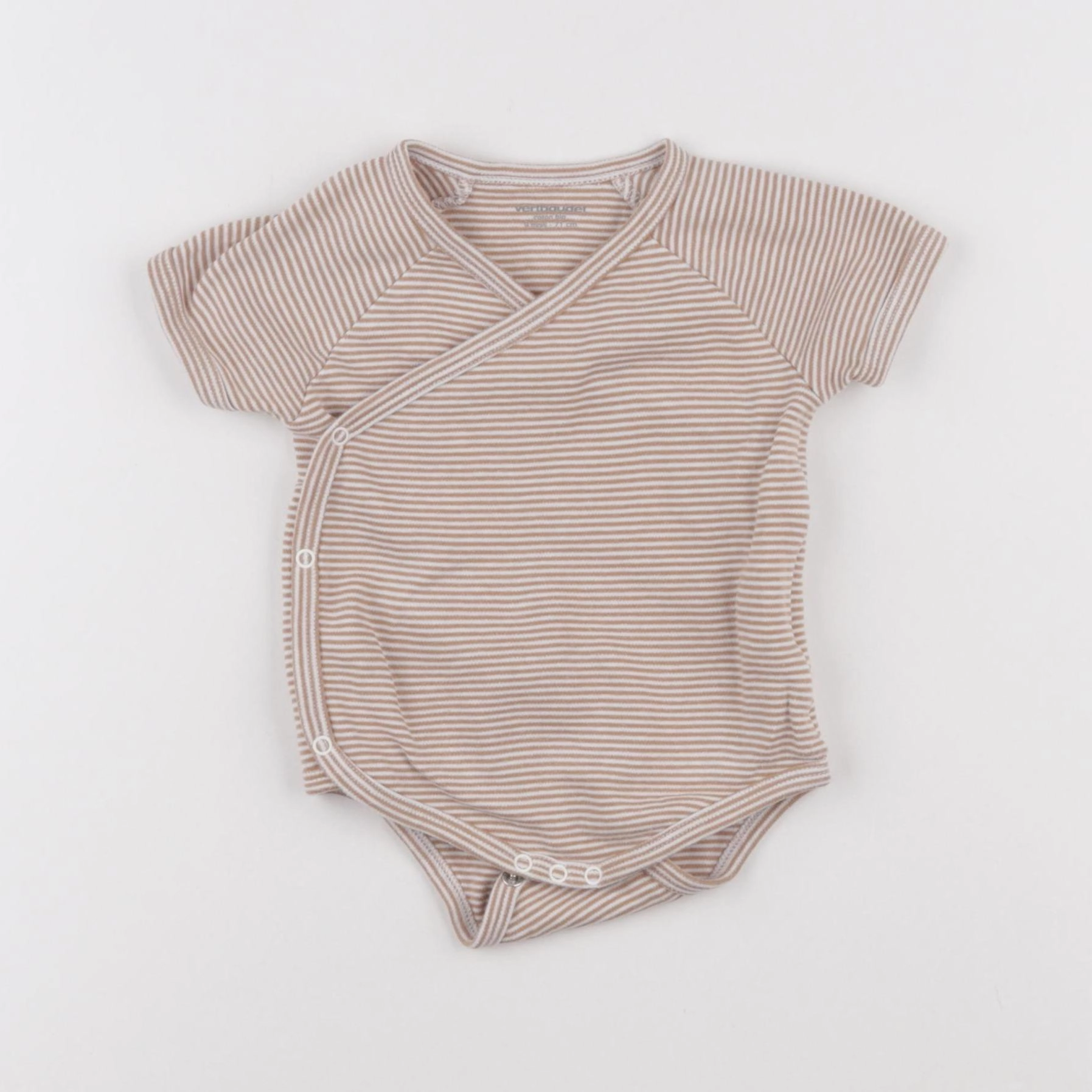 Vertbaudet - body beige - 9 mois