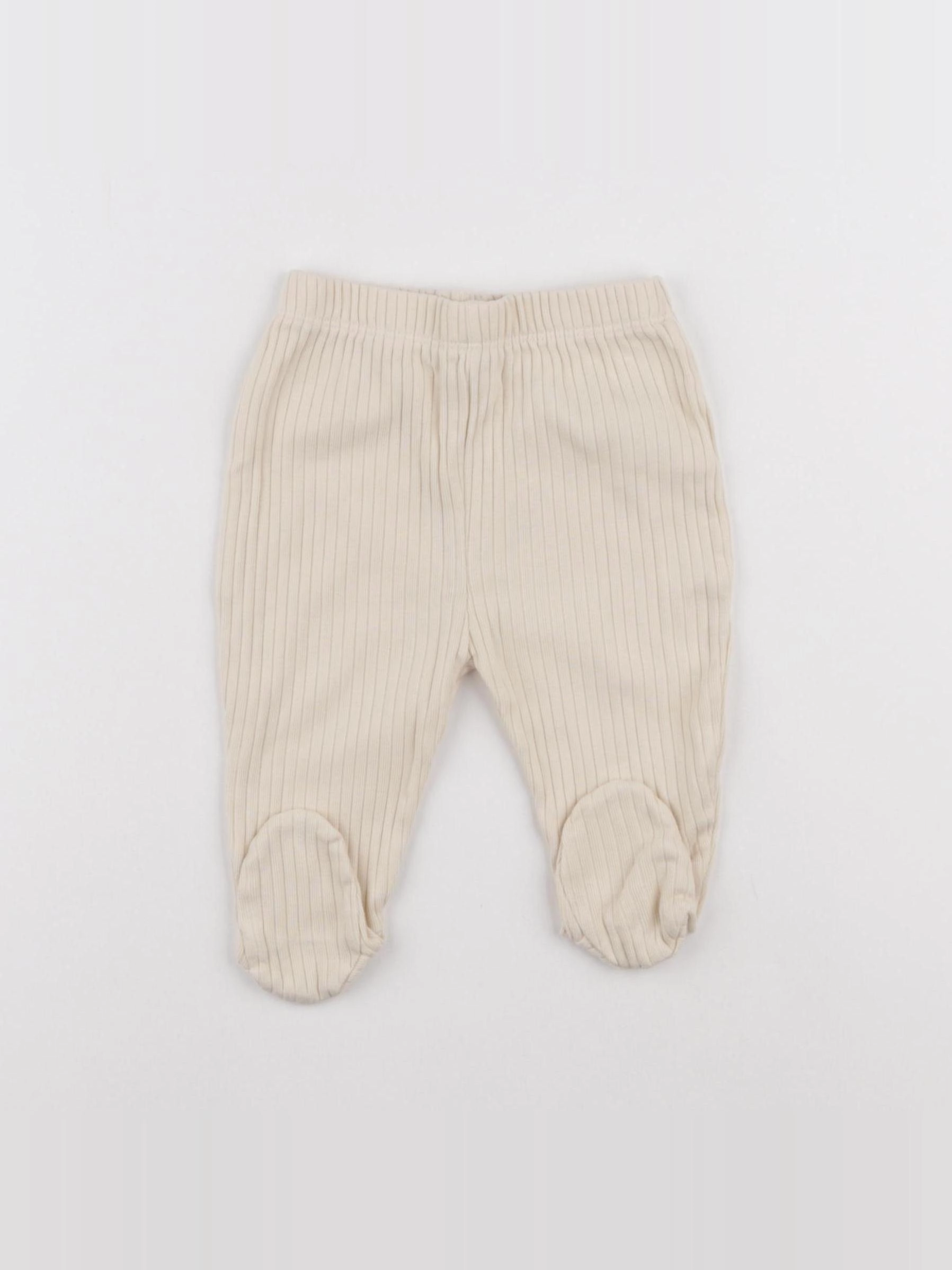 Vertbaudet - legging beige - 6 mois