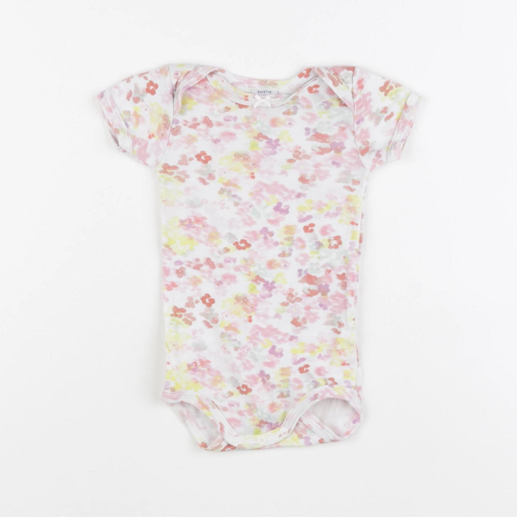 Petit Bateau - body multicolore - 6 mois