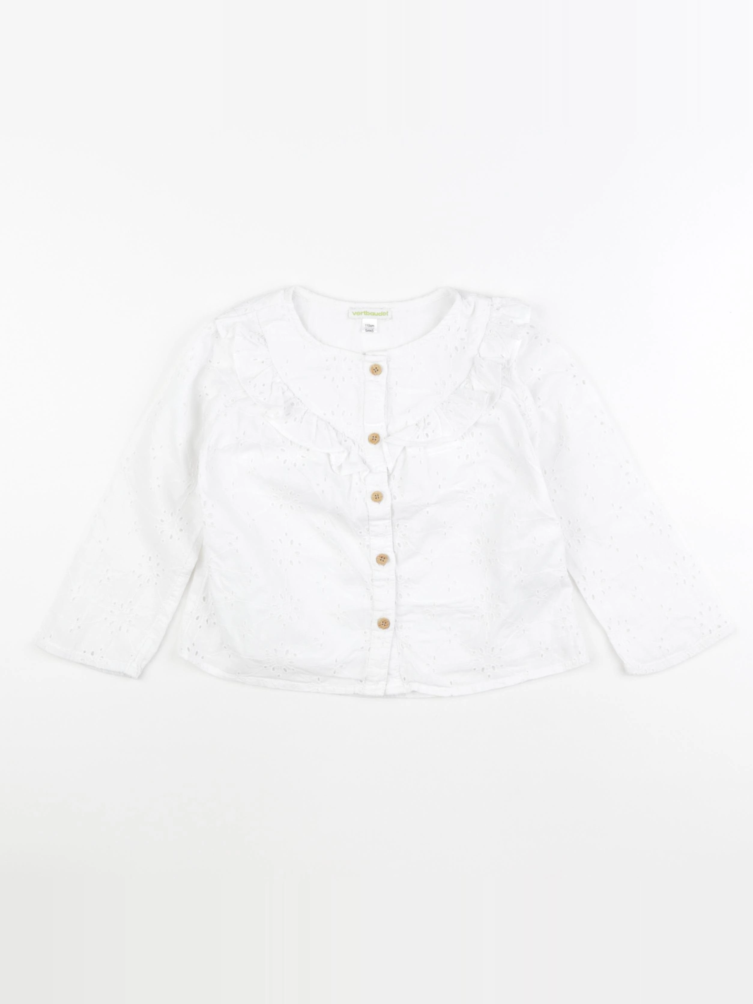 Vertbaudet - blouse blanc - 5 ans