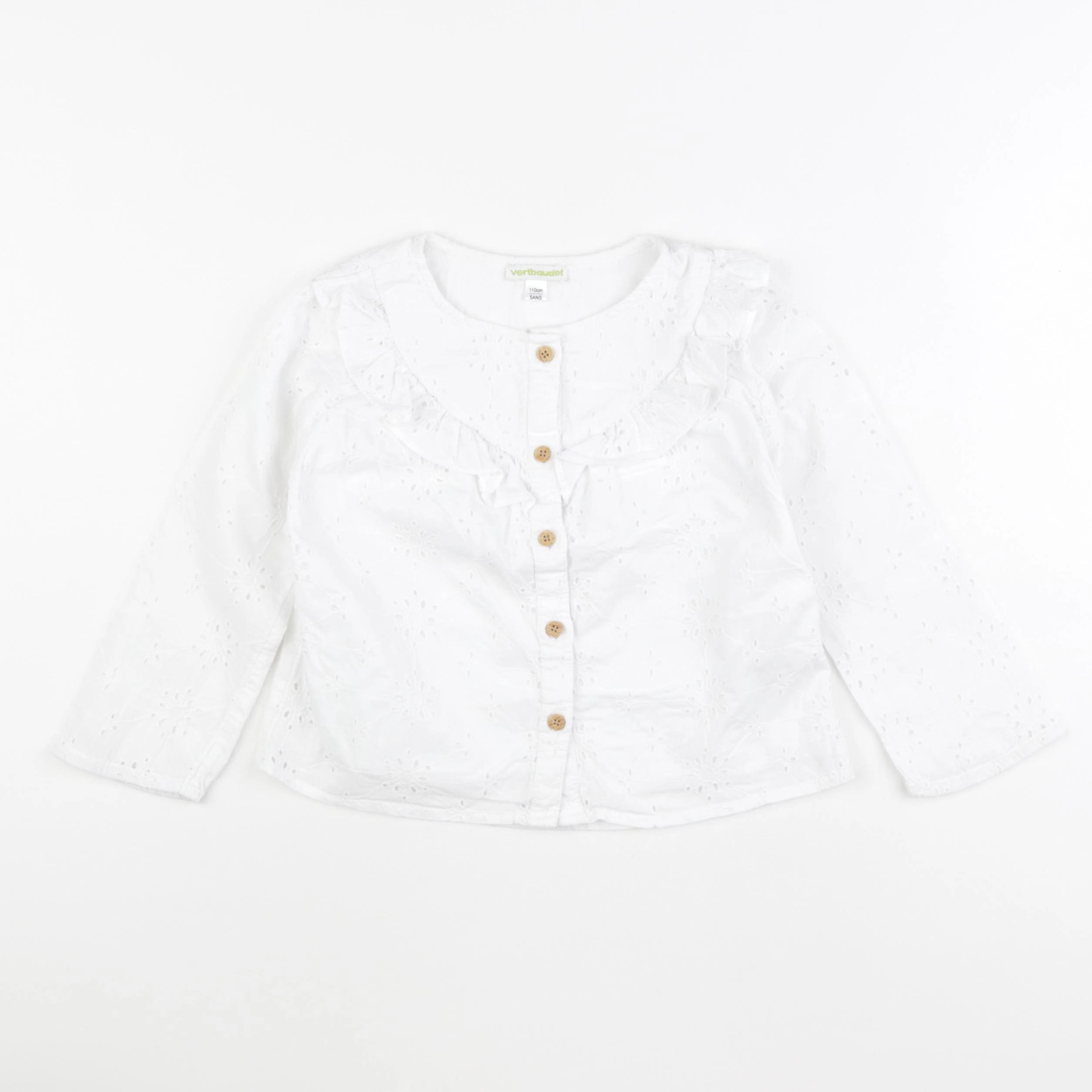 Vertbaudet - blouse blanc - 5 ans