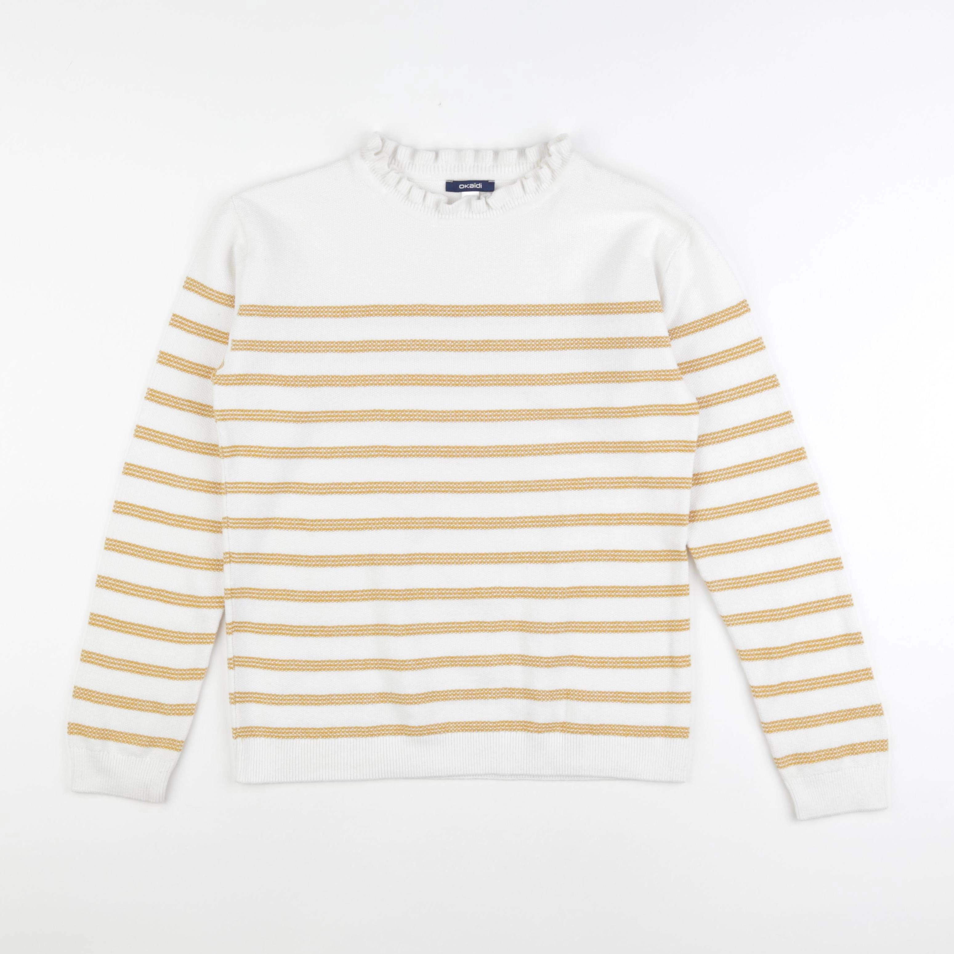 Okaidi - pull beige - 14 ans
