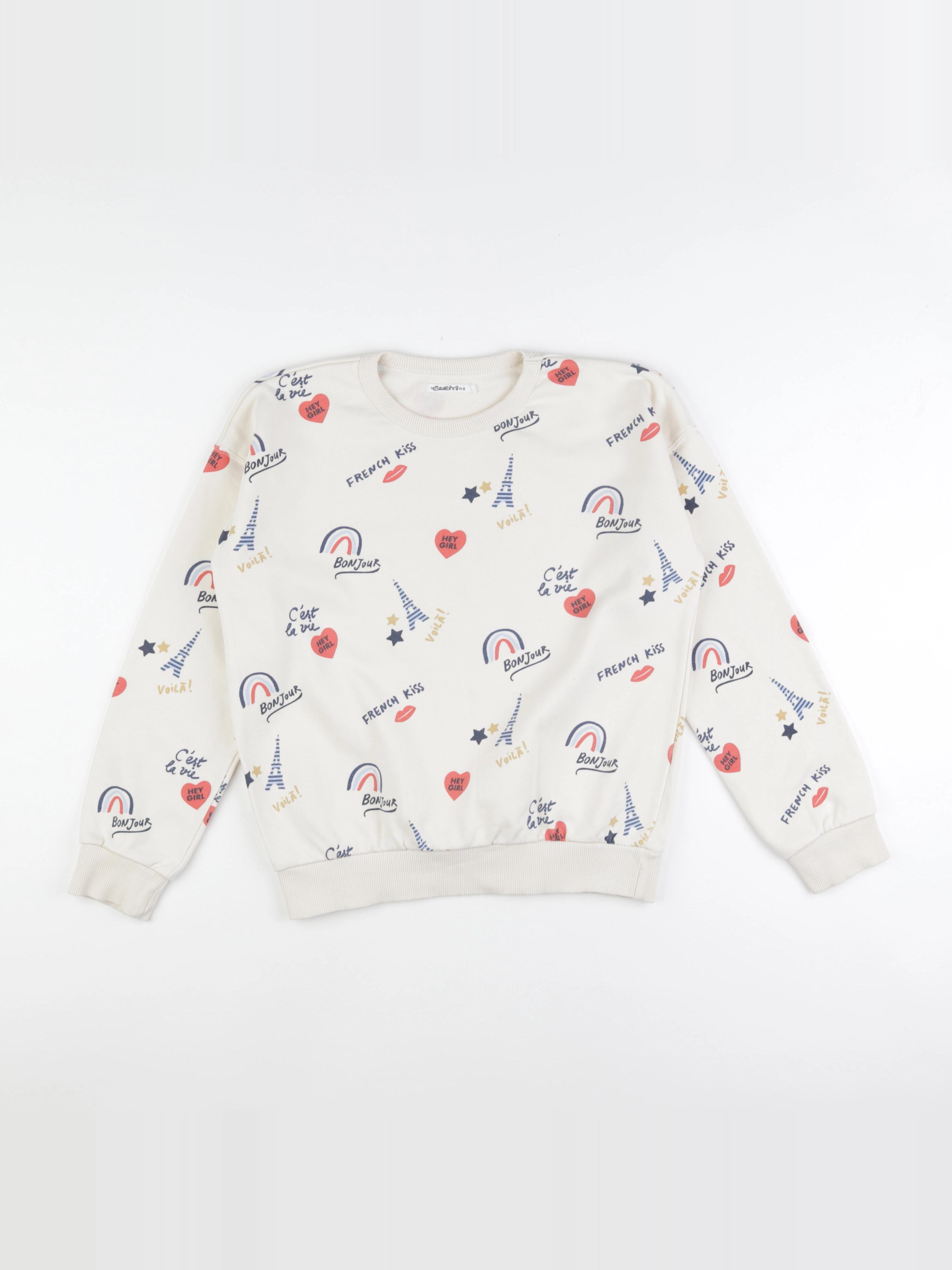 Monoprix - sweat multicolore - 14 ans