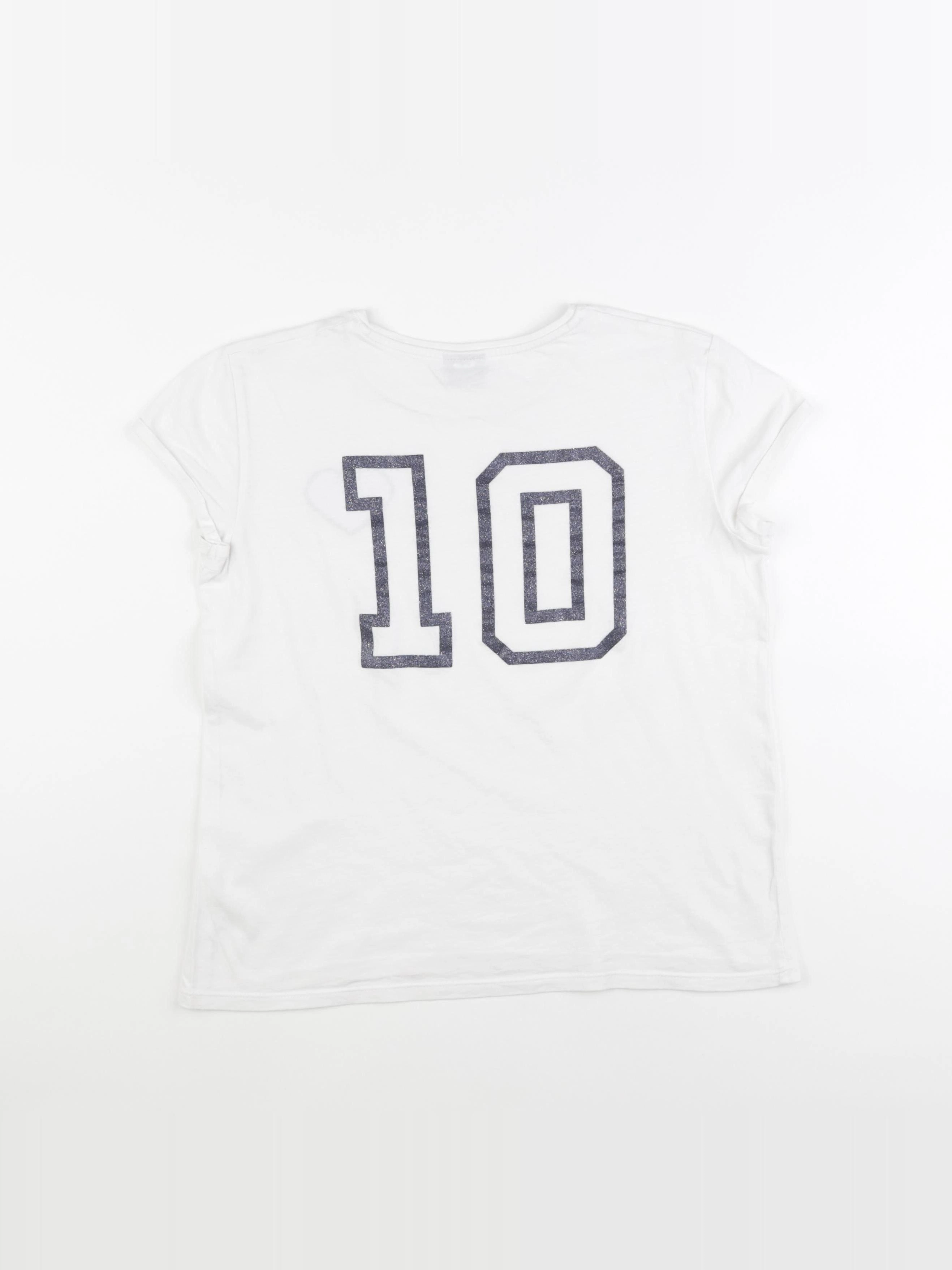 Tape à l'oeil - tee-shirt imprimé au dos blanc - 14 ans
