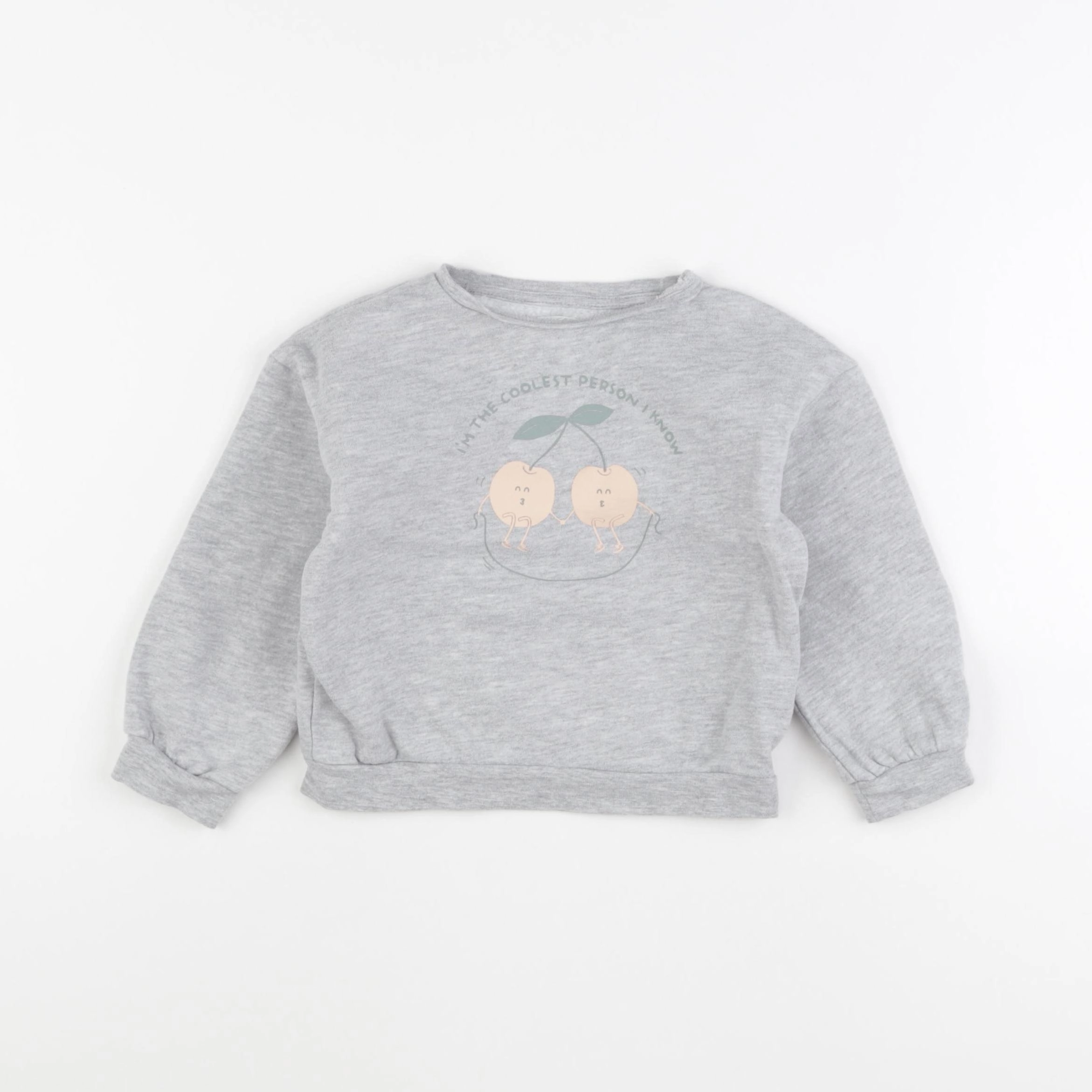 Vertbaudet - sweat gris - 3 ans