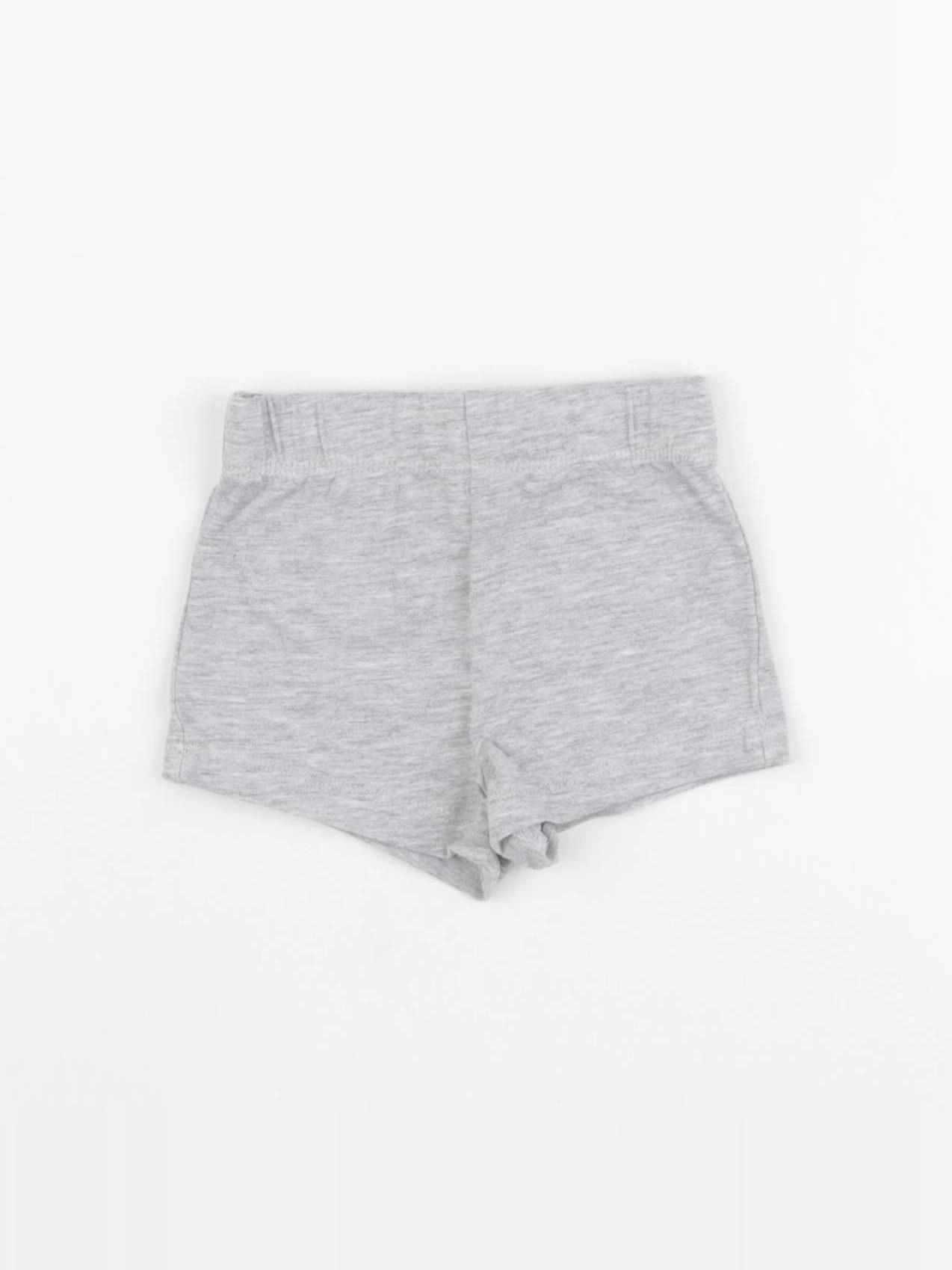 Vertbaudet - short gris - 2 ans