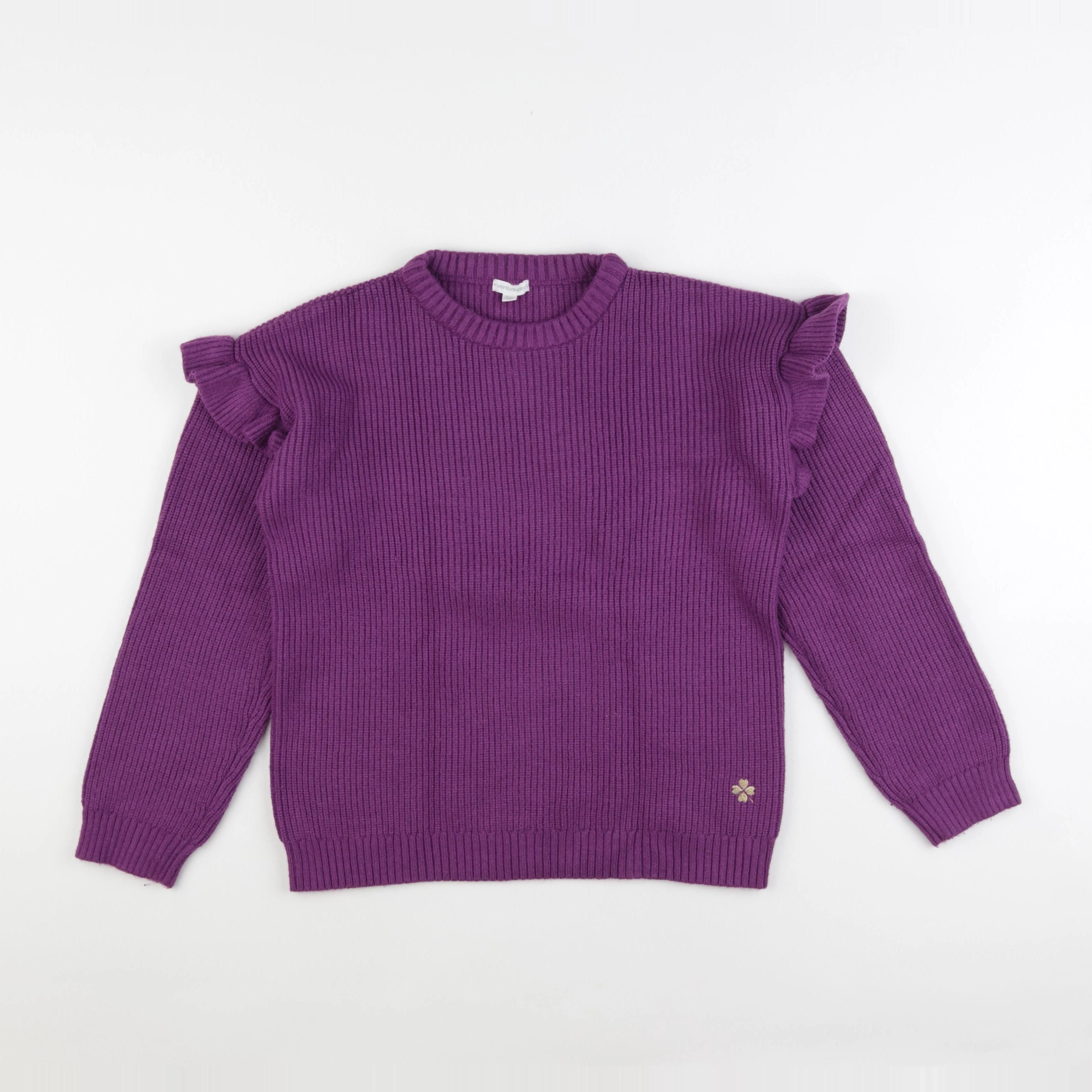 Vertbaudet - pull violet - 14 ans