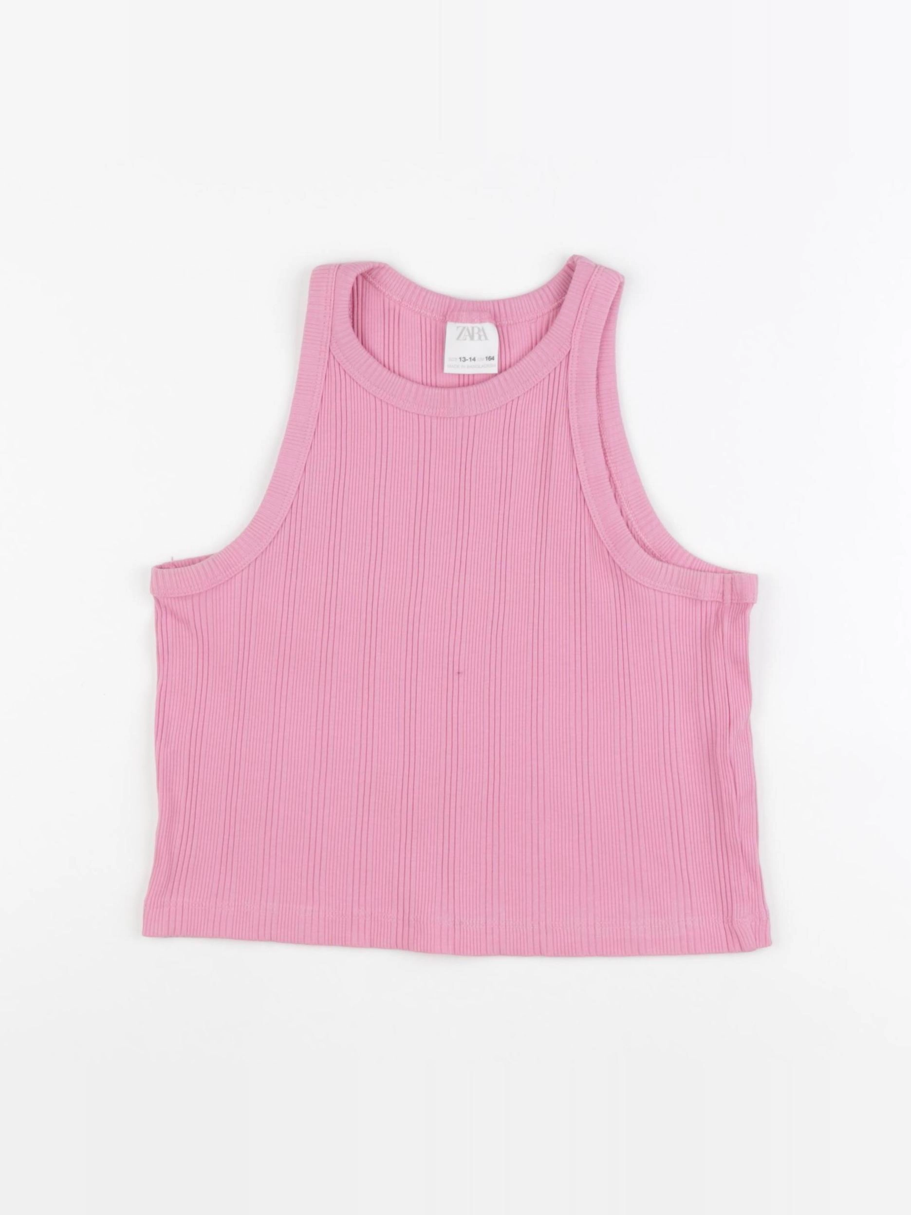Zara - débardeur court rose - 13/14 ans