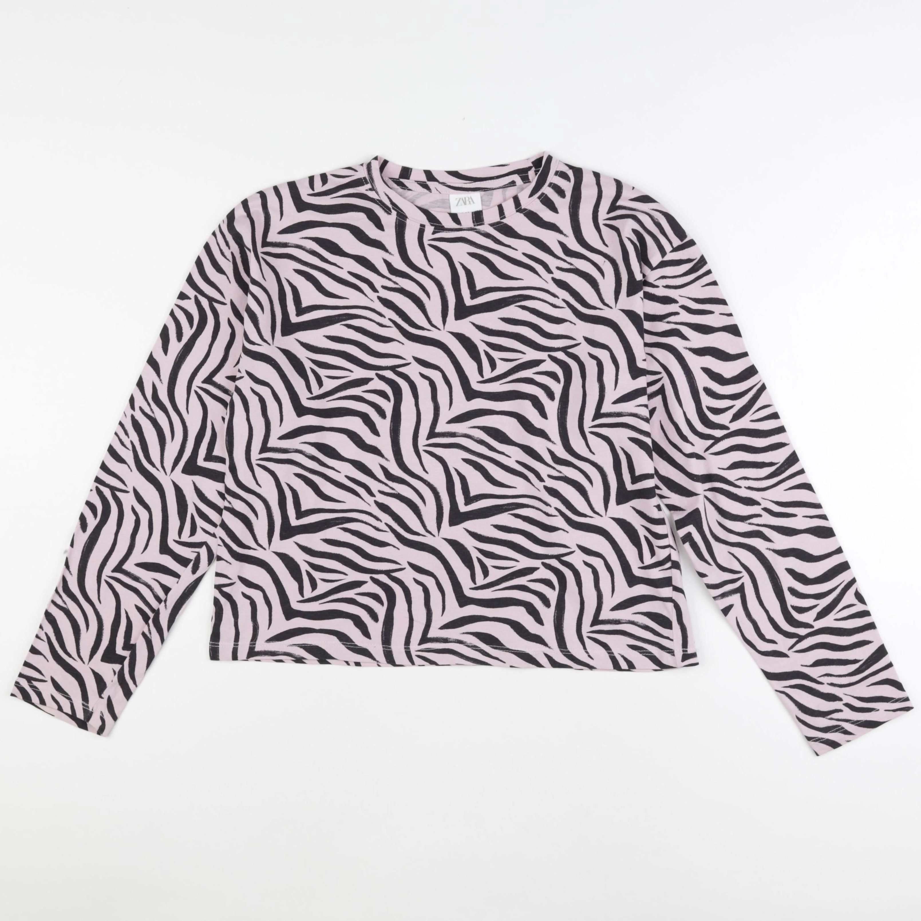 Zara - tee-shirt noir, rose - 13/14 ans