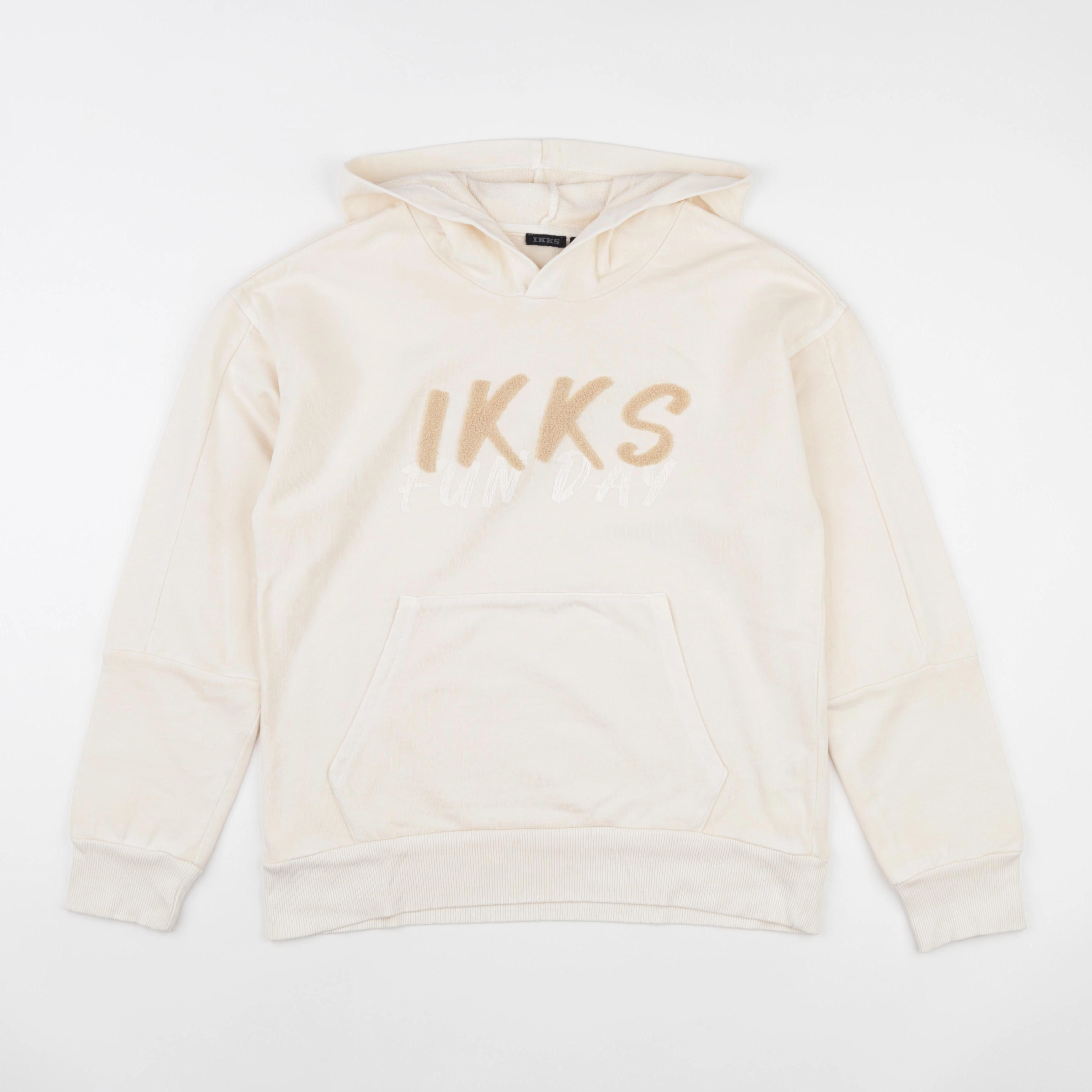 IKKS - sweat beige - 12 ans