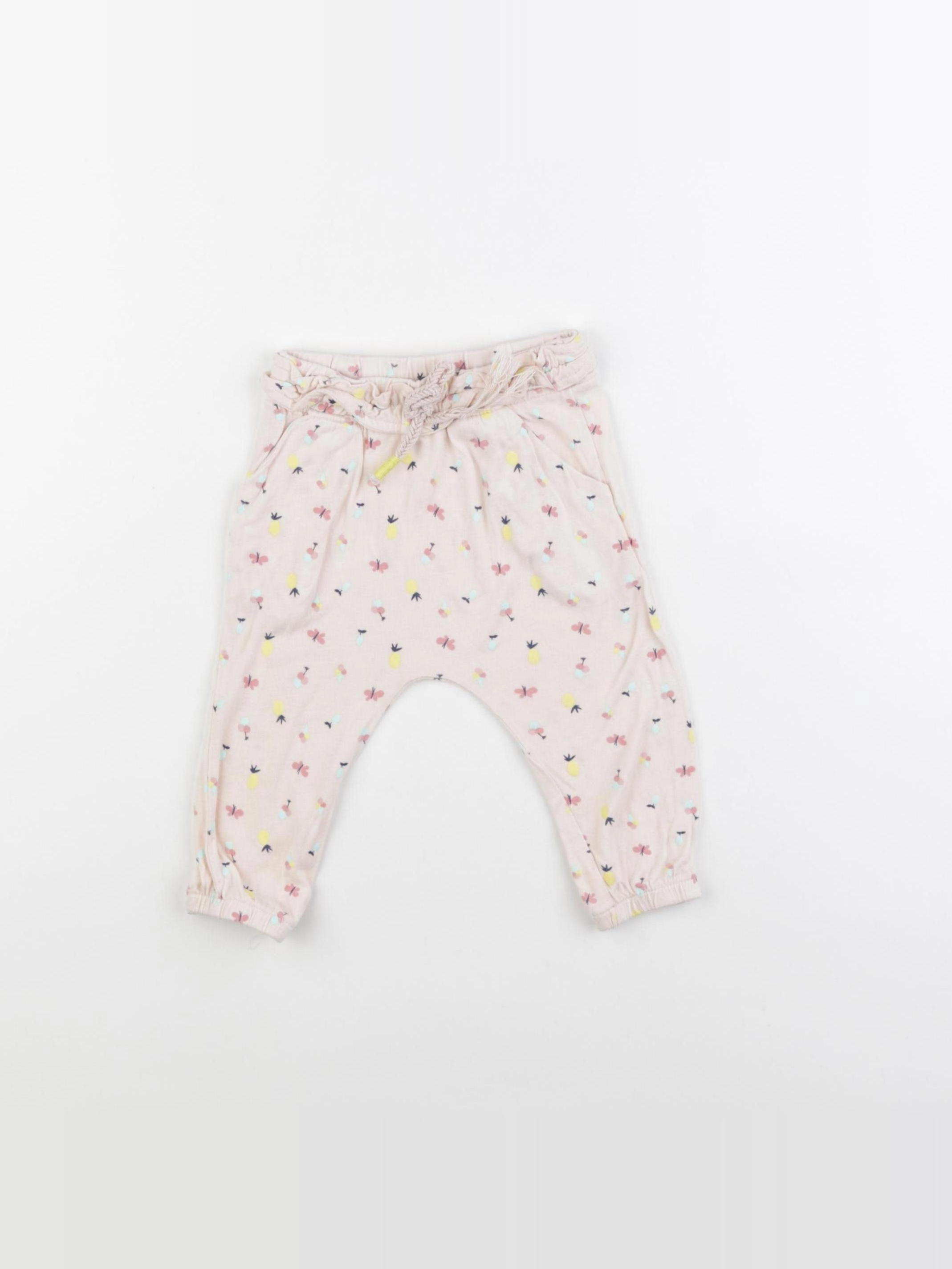 Vertbaudet - pantalon rose - 9 mois
