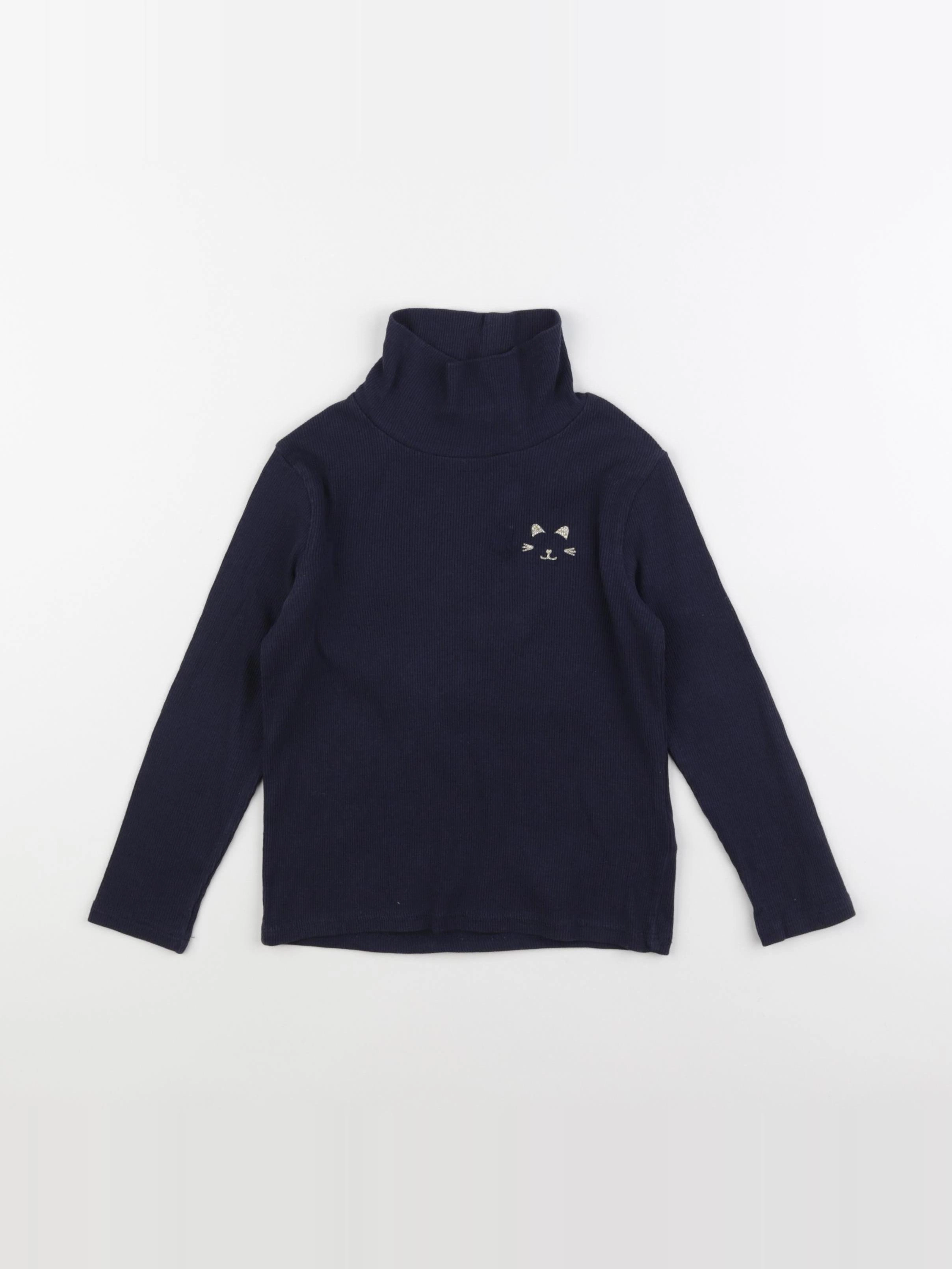 Vertbaudet - sous-pull bleu - 5 ans