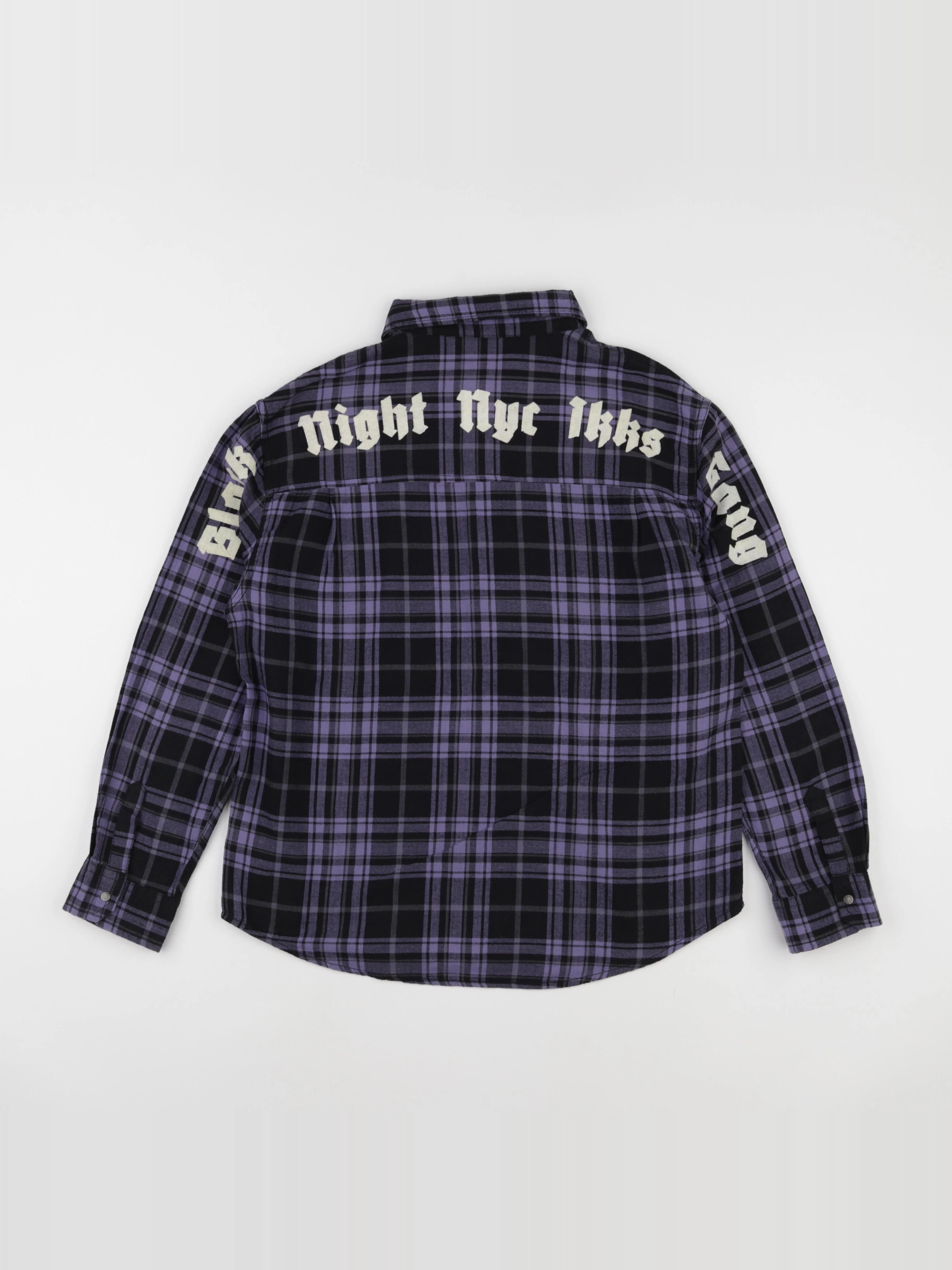 IKKS - chemise imprimé au dos violet - 12 ans