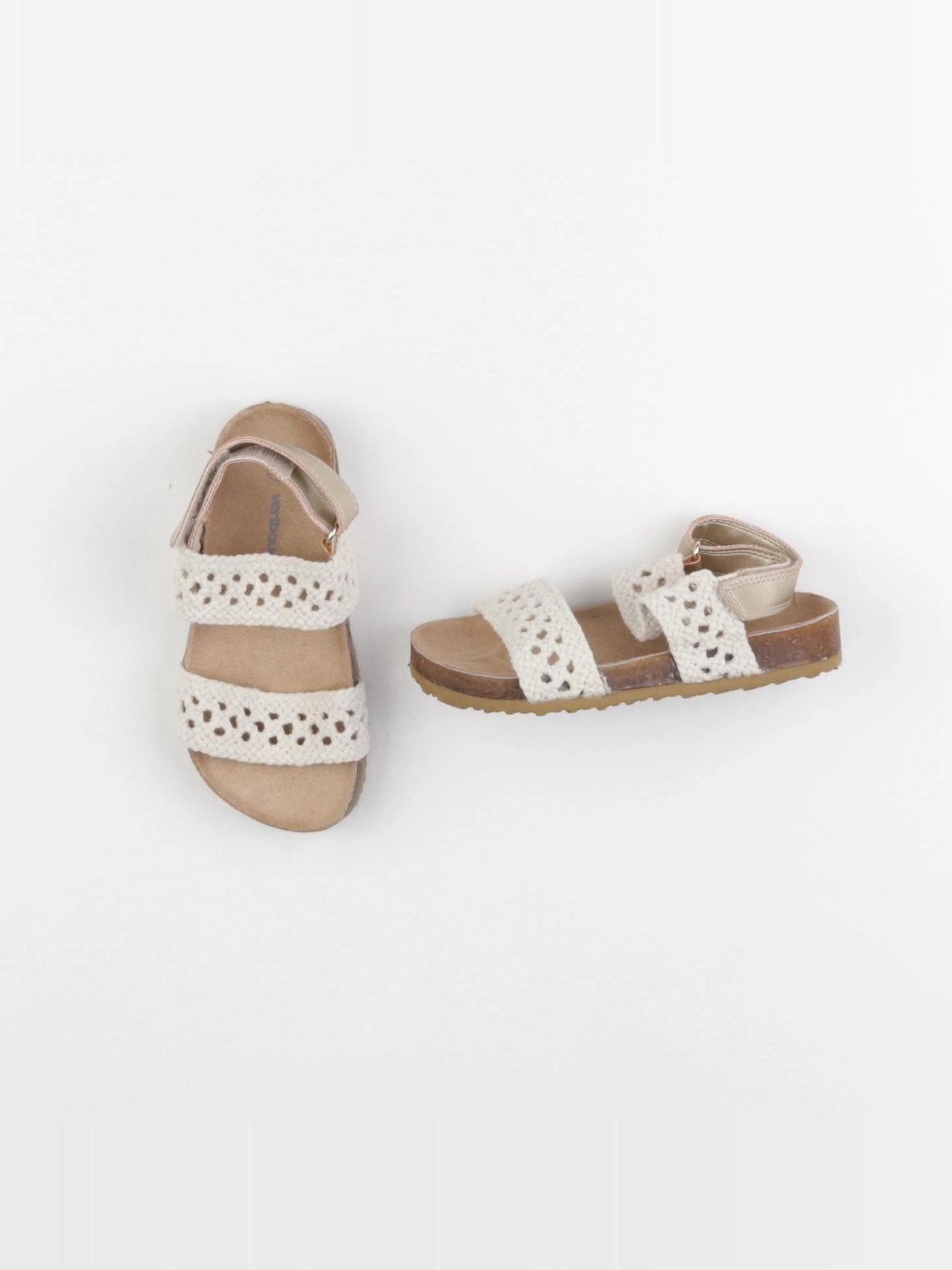 Vertbaudet - sandales beige - pointure 27