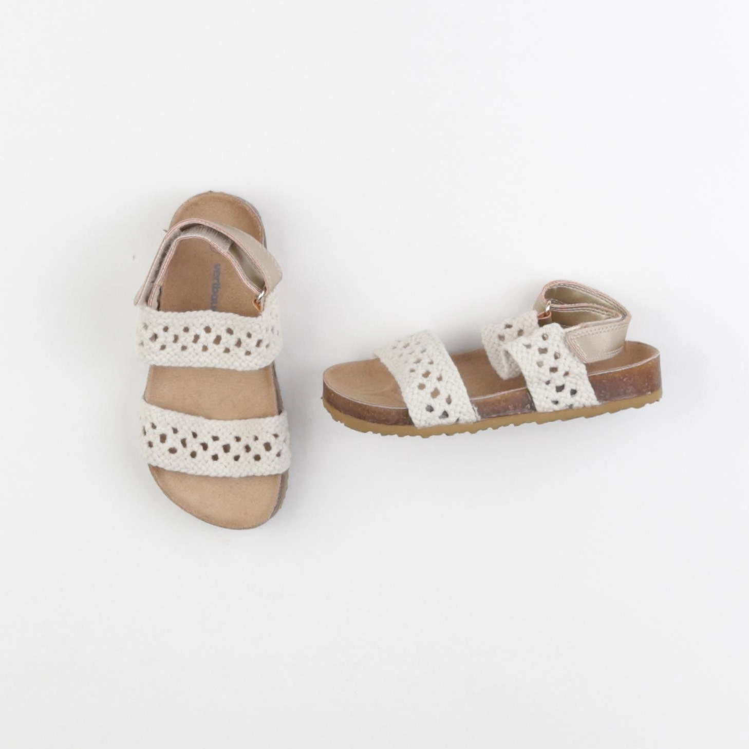 Vertbaudet - sandales beige - pointure 27