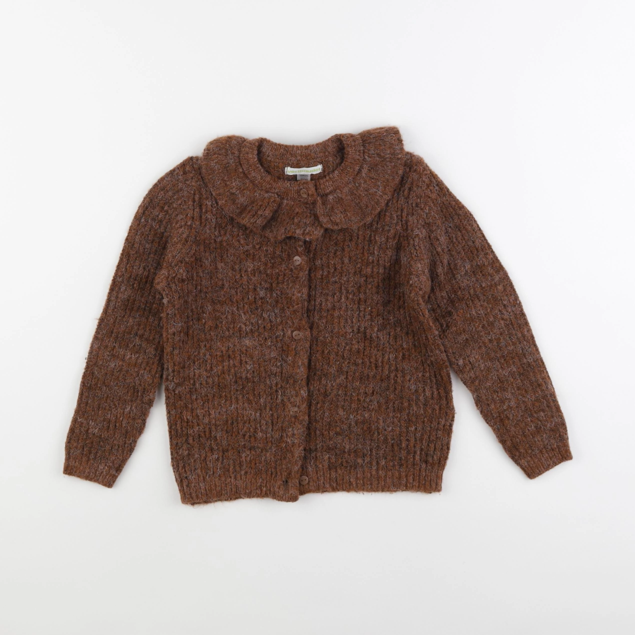 Vertbaudet - gilet marron - 4 ans