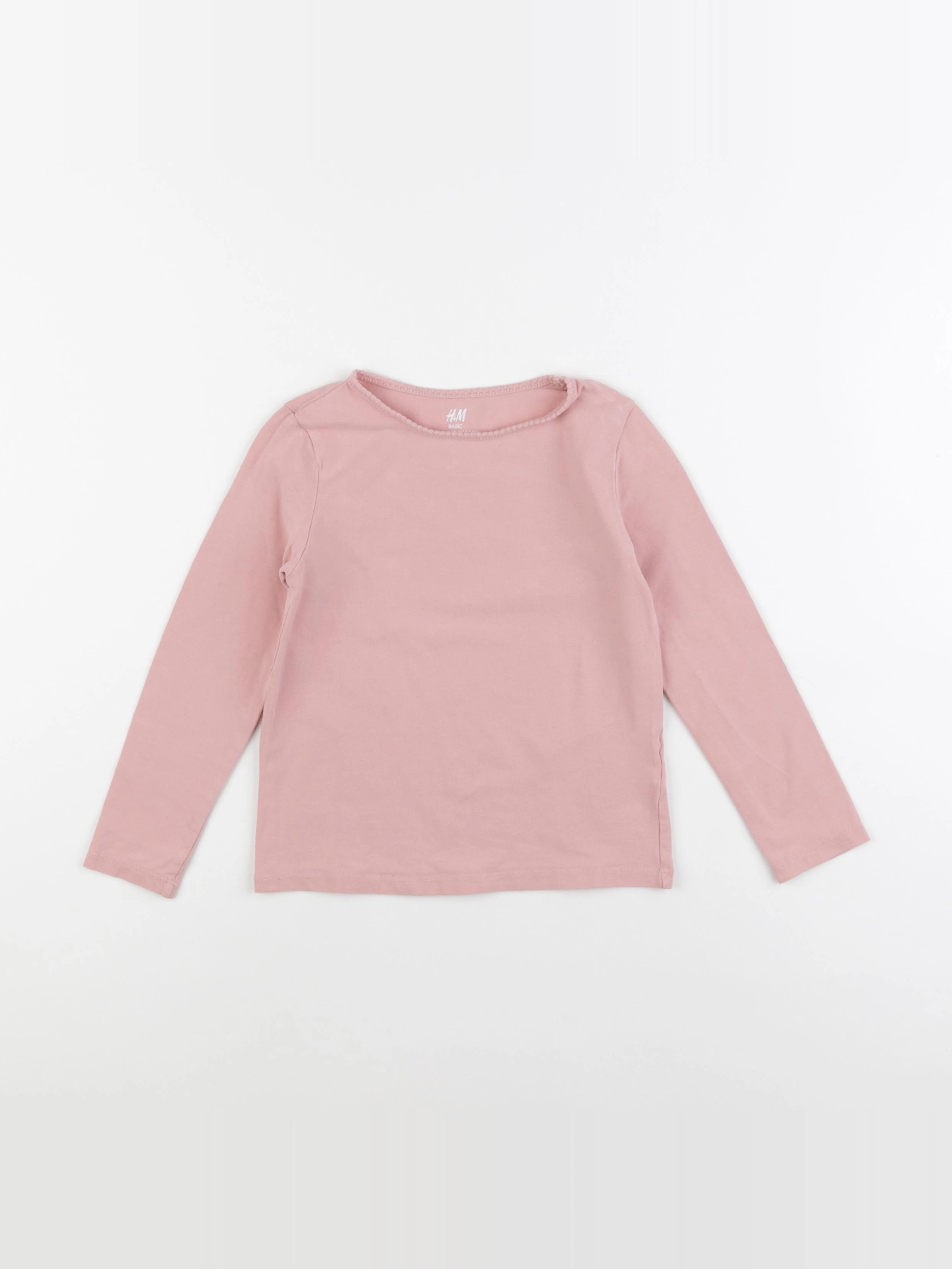 H&M - tee-shirt rose - 4/6 ans