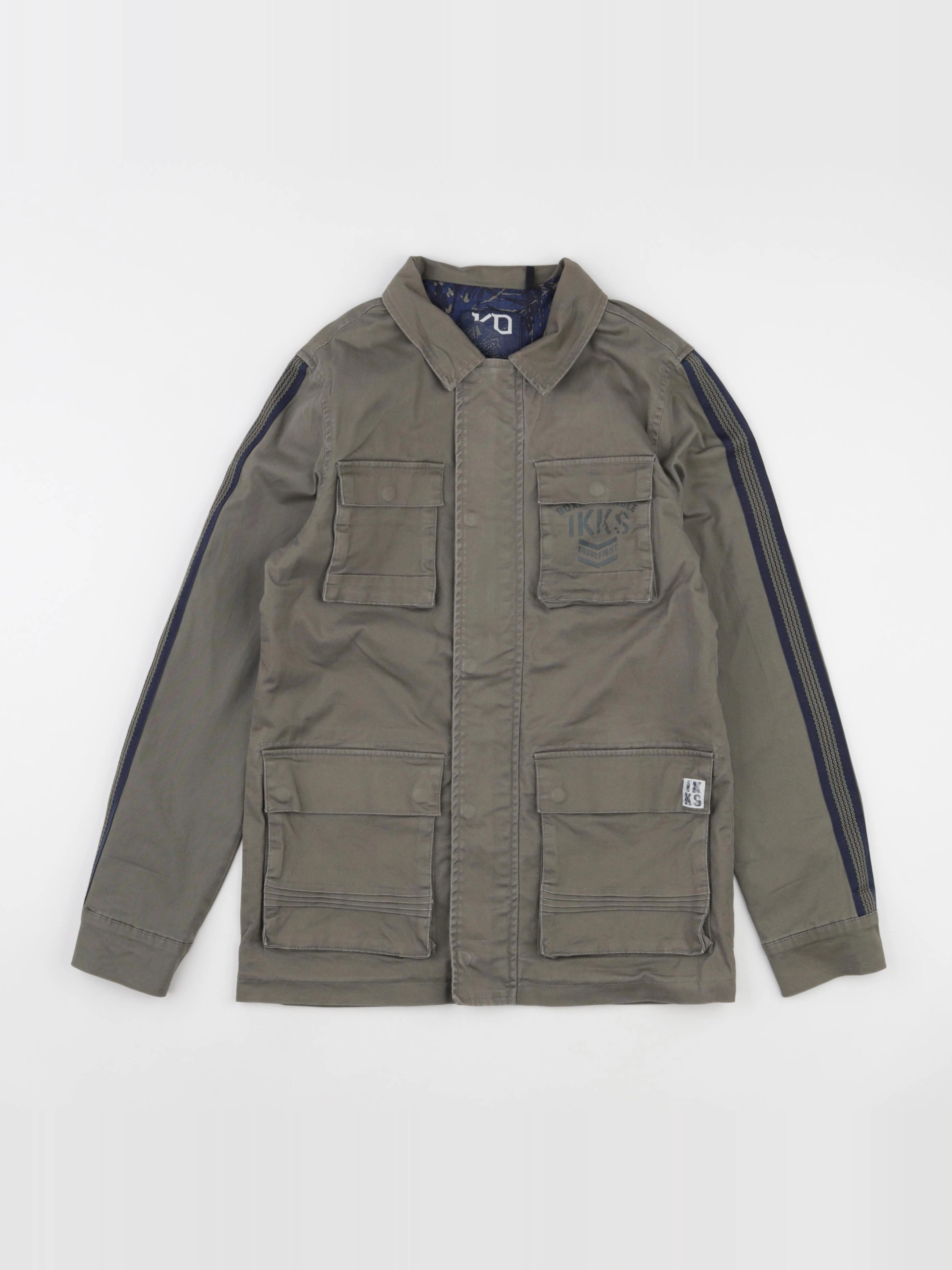 IKKS - veste imprimé au dos vert - 12 ans