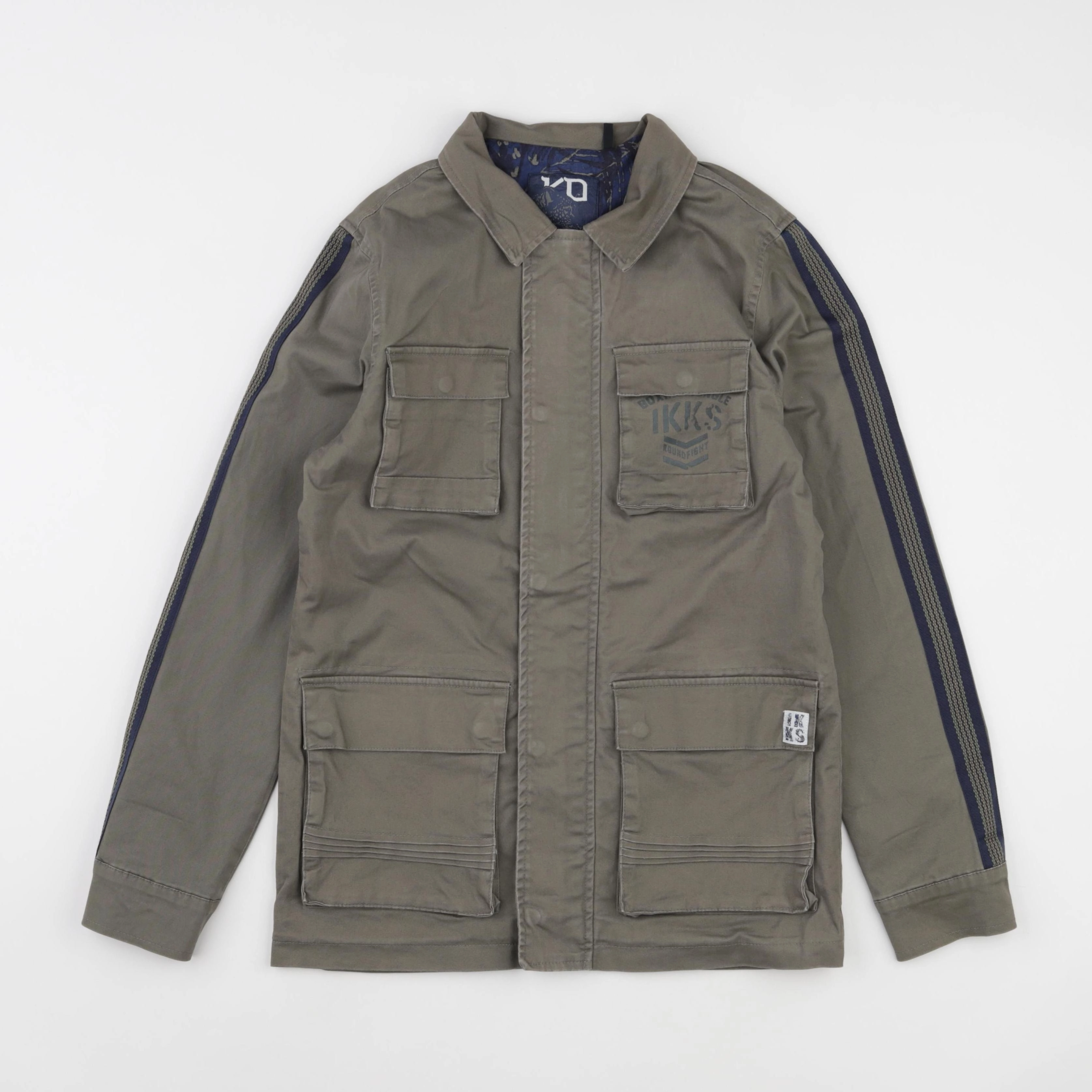 IKKS - veste imprimé au dos vert - 12 ans