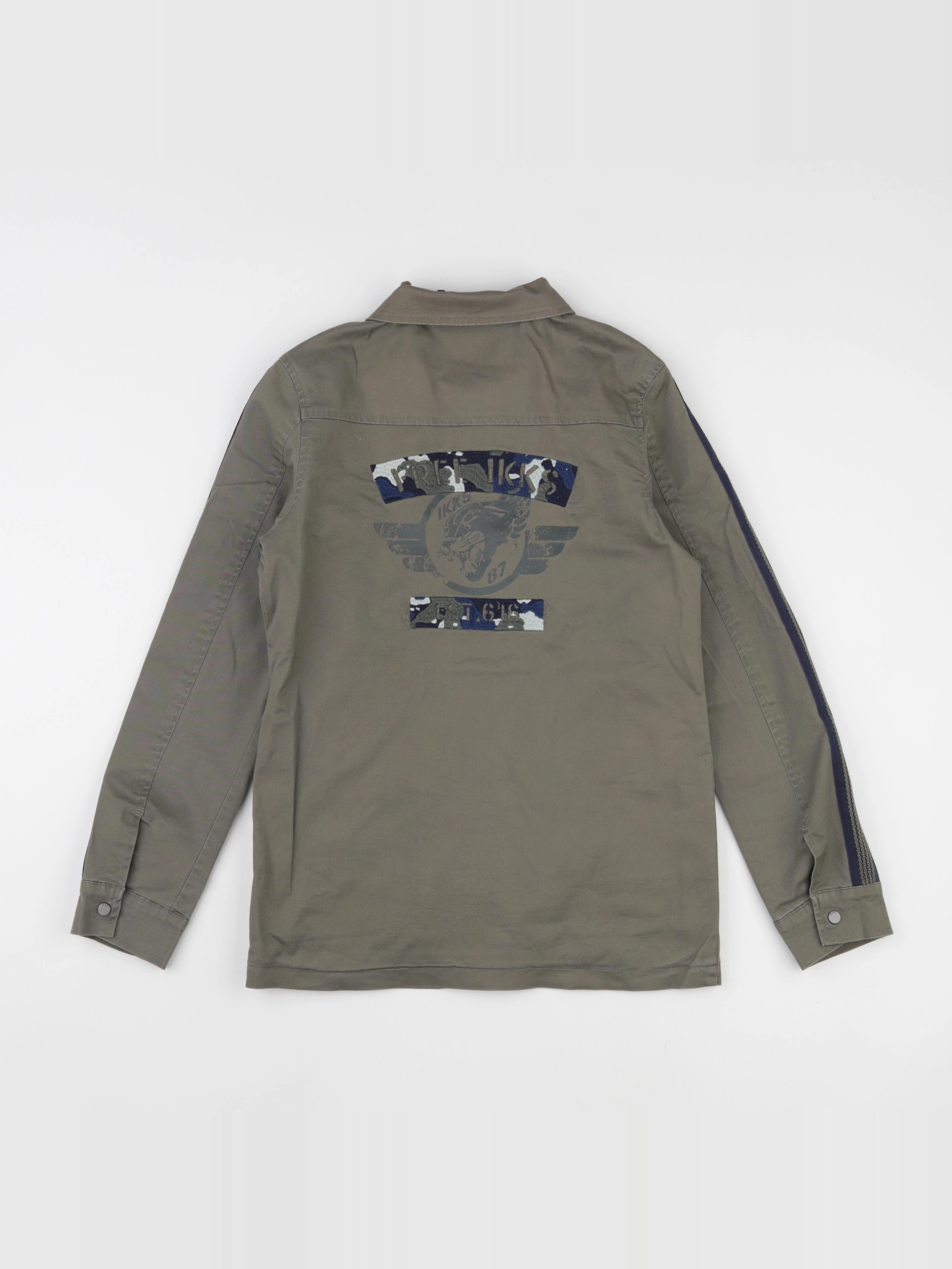 IKKS - veste imprimé au dos vert - 12 ans