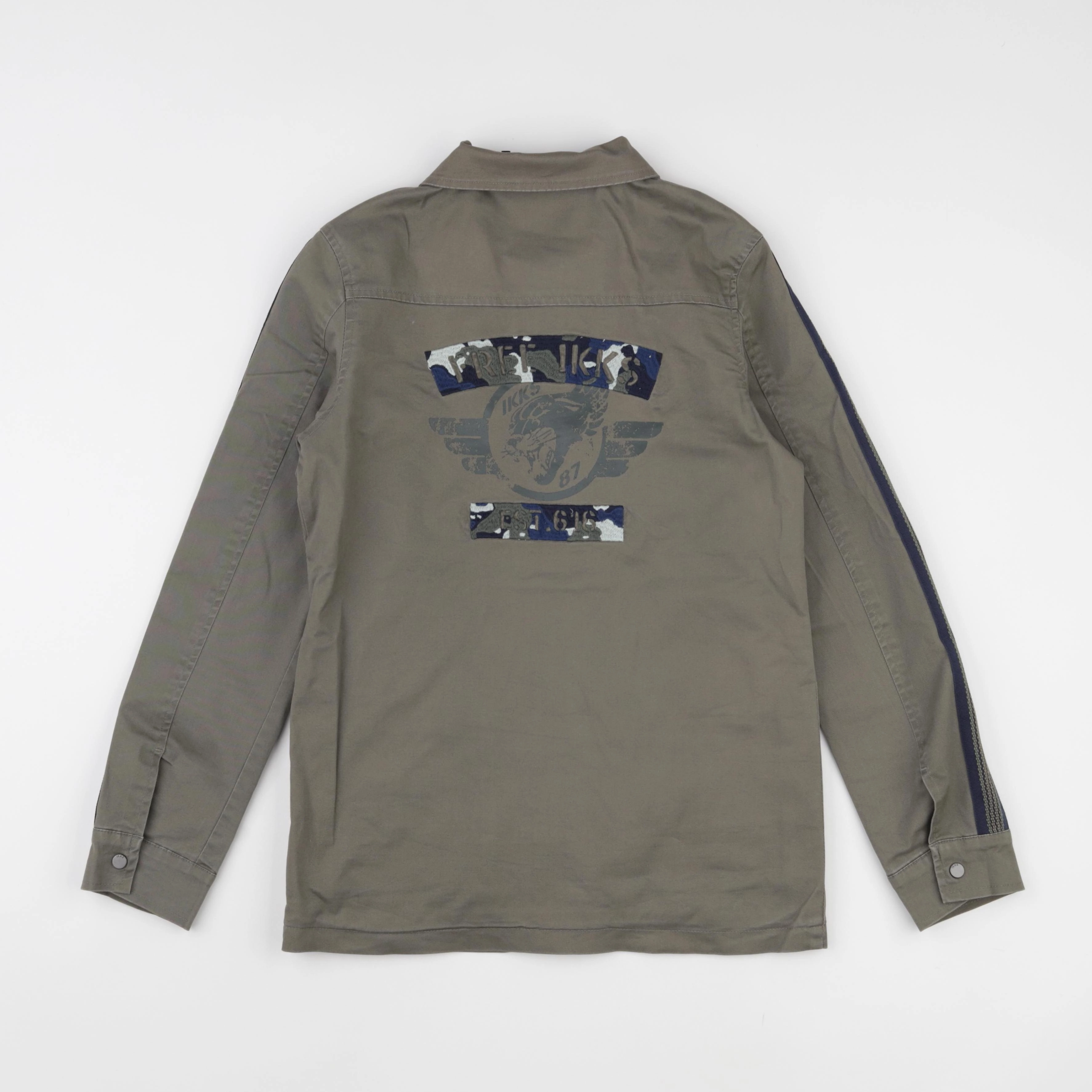 IKKS - veste imprimé au dos vert - 12 ans