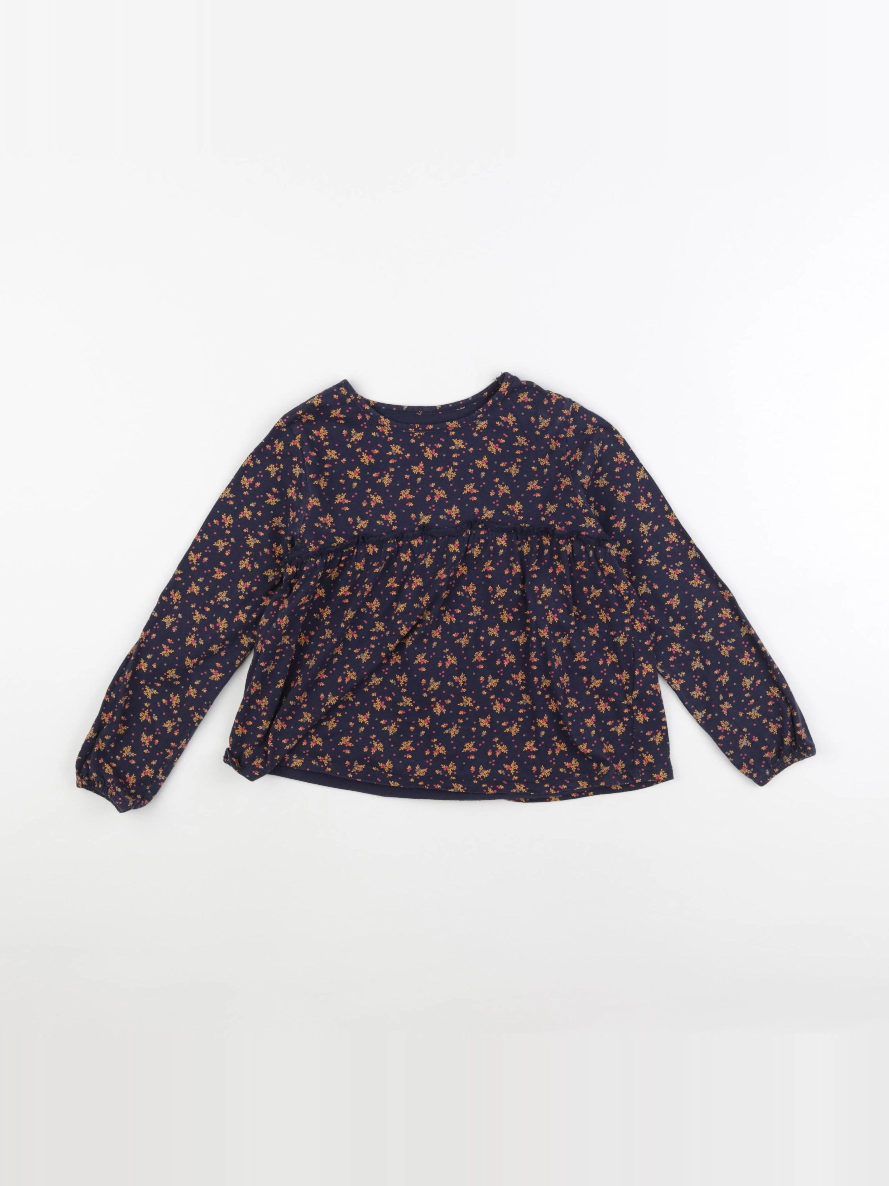 Vertbaudet - tee-shirt bleu - 5 ans