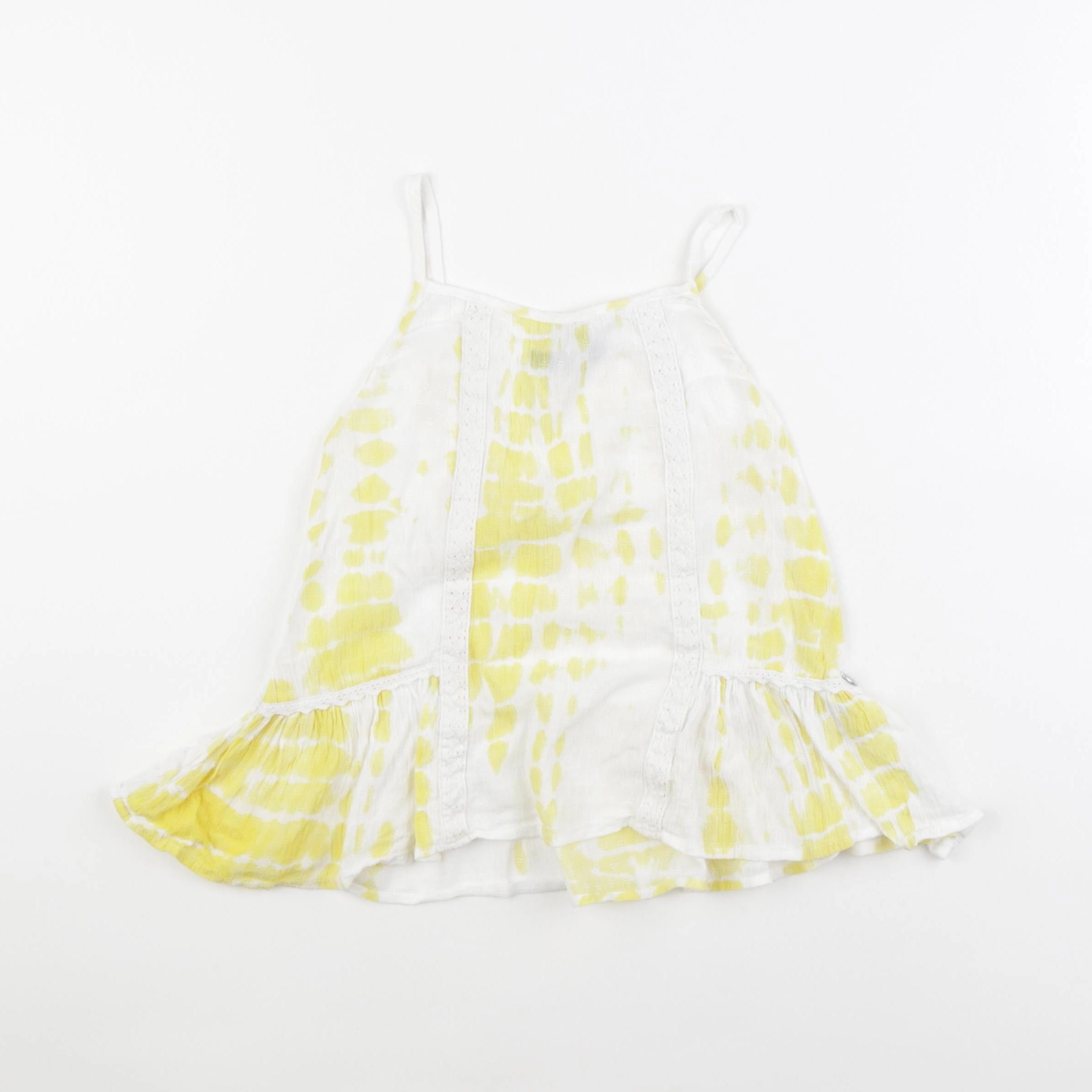 IKKS - blouse blanc, jaune - 8 ans