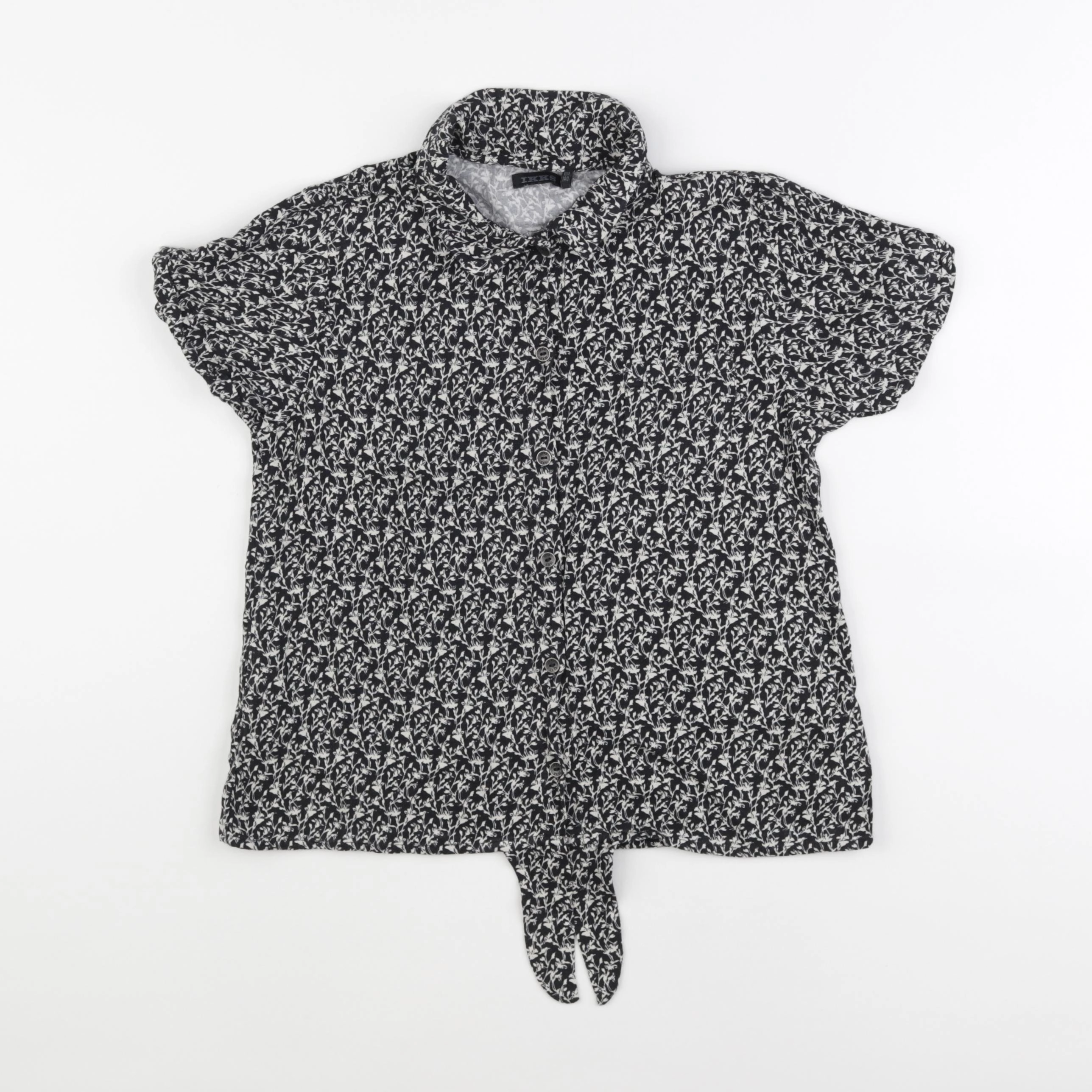 IKKS - blouse noir - 10 ans