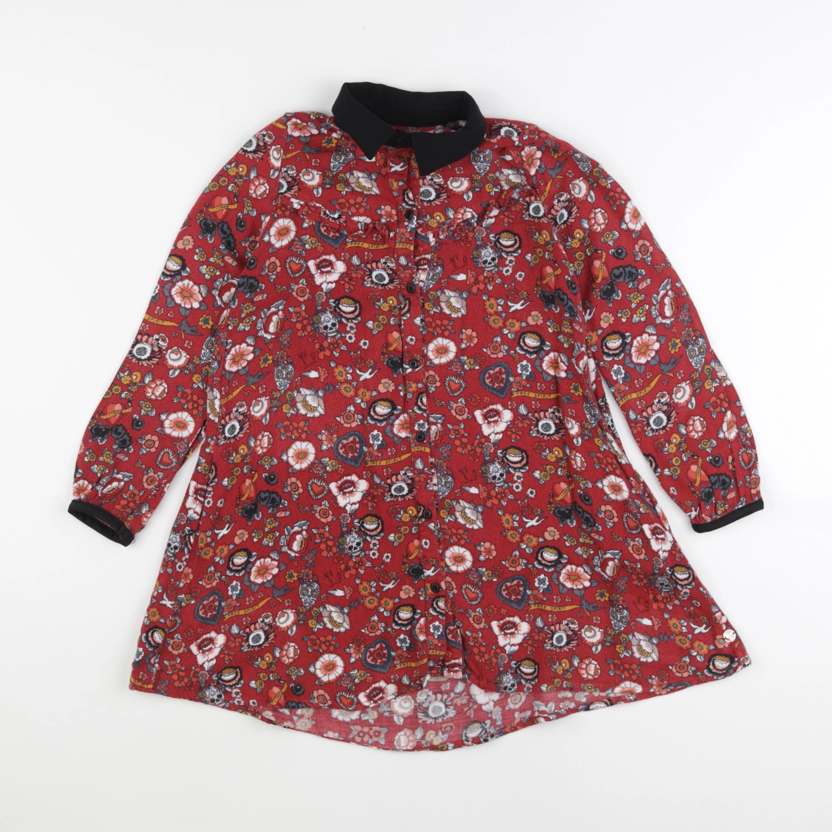 IKKS - robe rouge - 6 ans